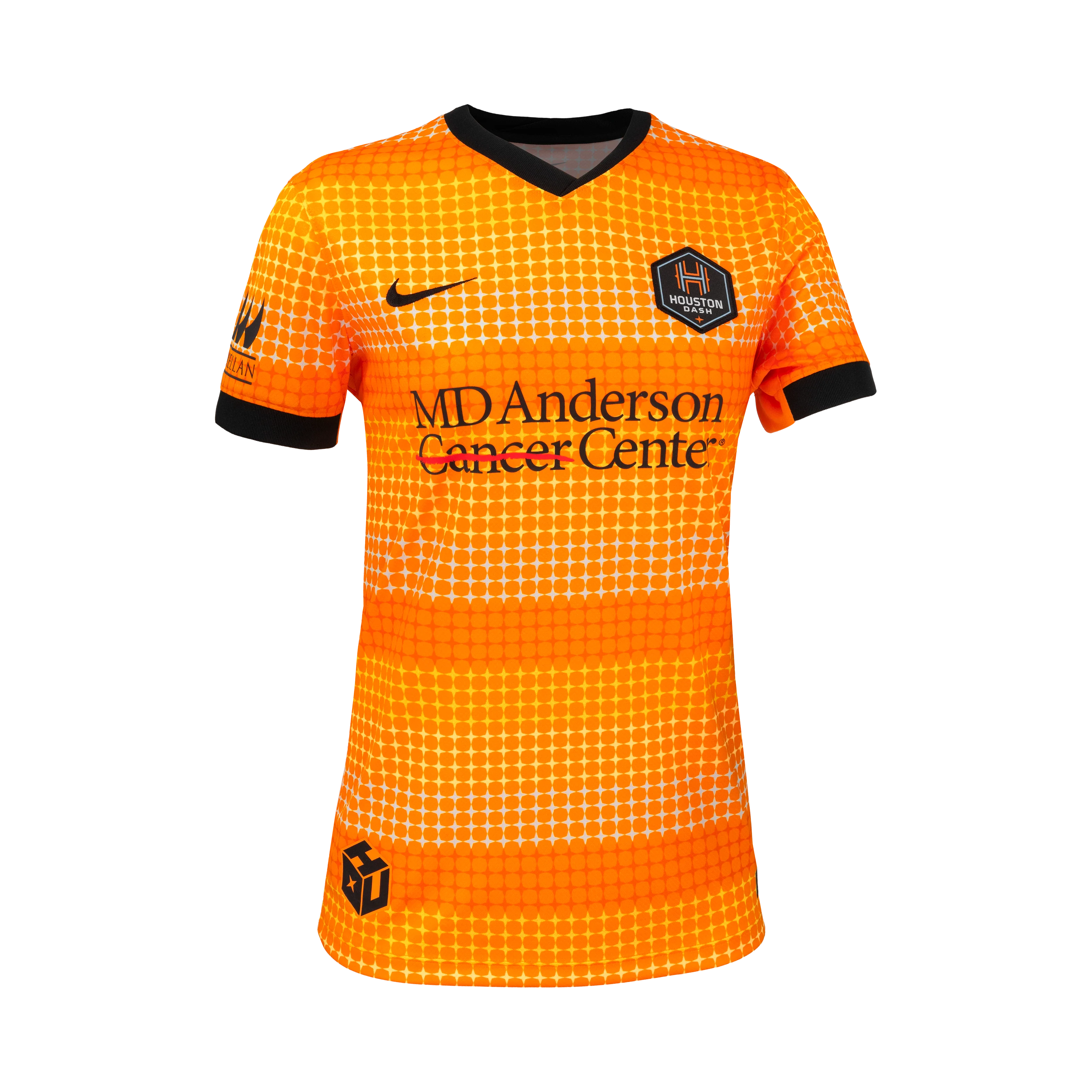 2024 Women's Houston Dash Nike Orang Primary Replica Customizable Jersey - Image 4