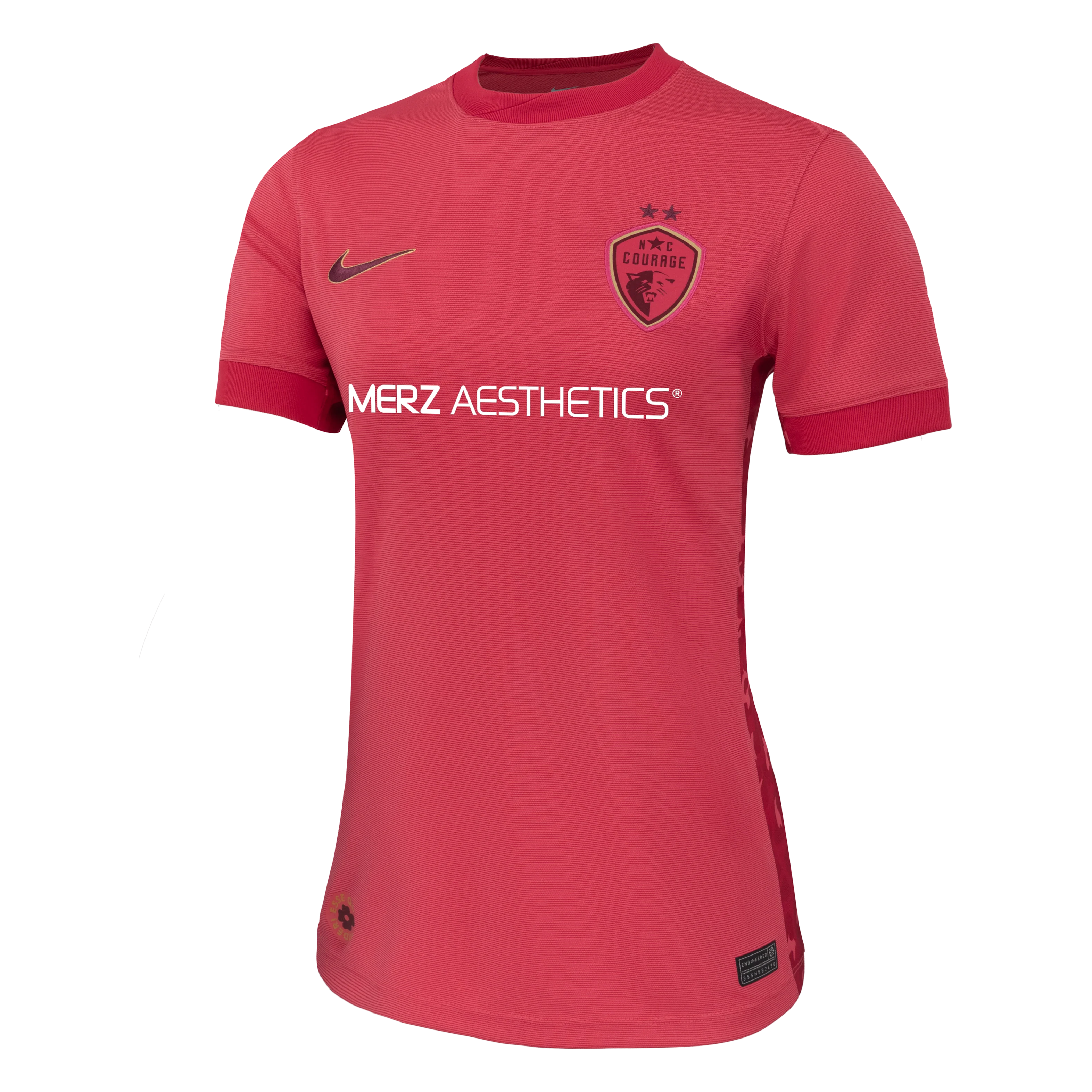 2024 Women's NC Courage Nike Pink Believe Secondary Replica Customizable Jersey - Image 4
