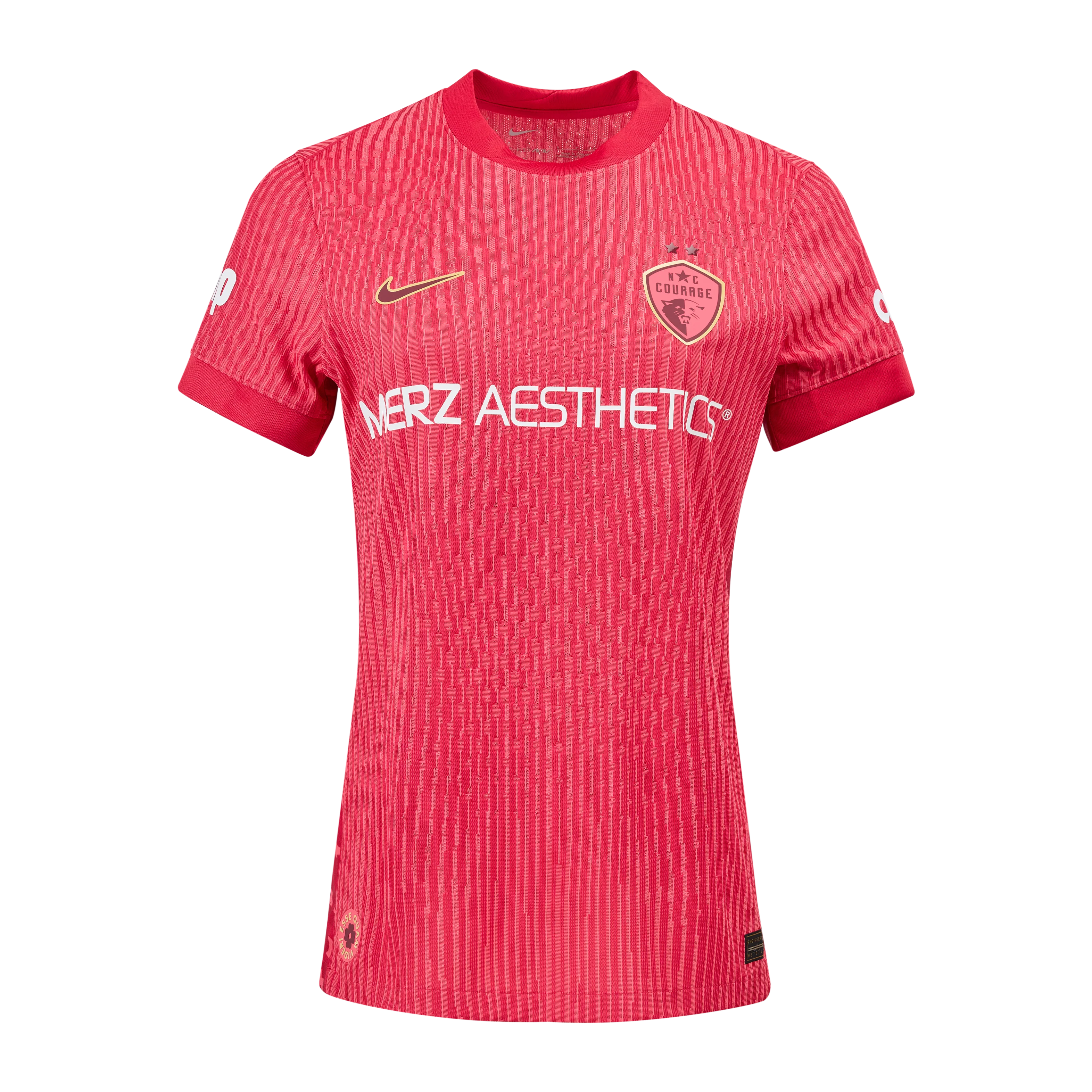 2024 Women's NC Courage NWSL Pink Believe Secondary Authentic Customizable Jersey