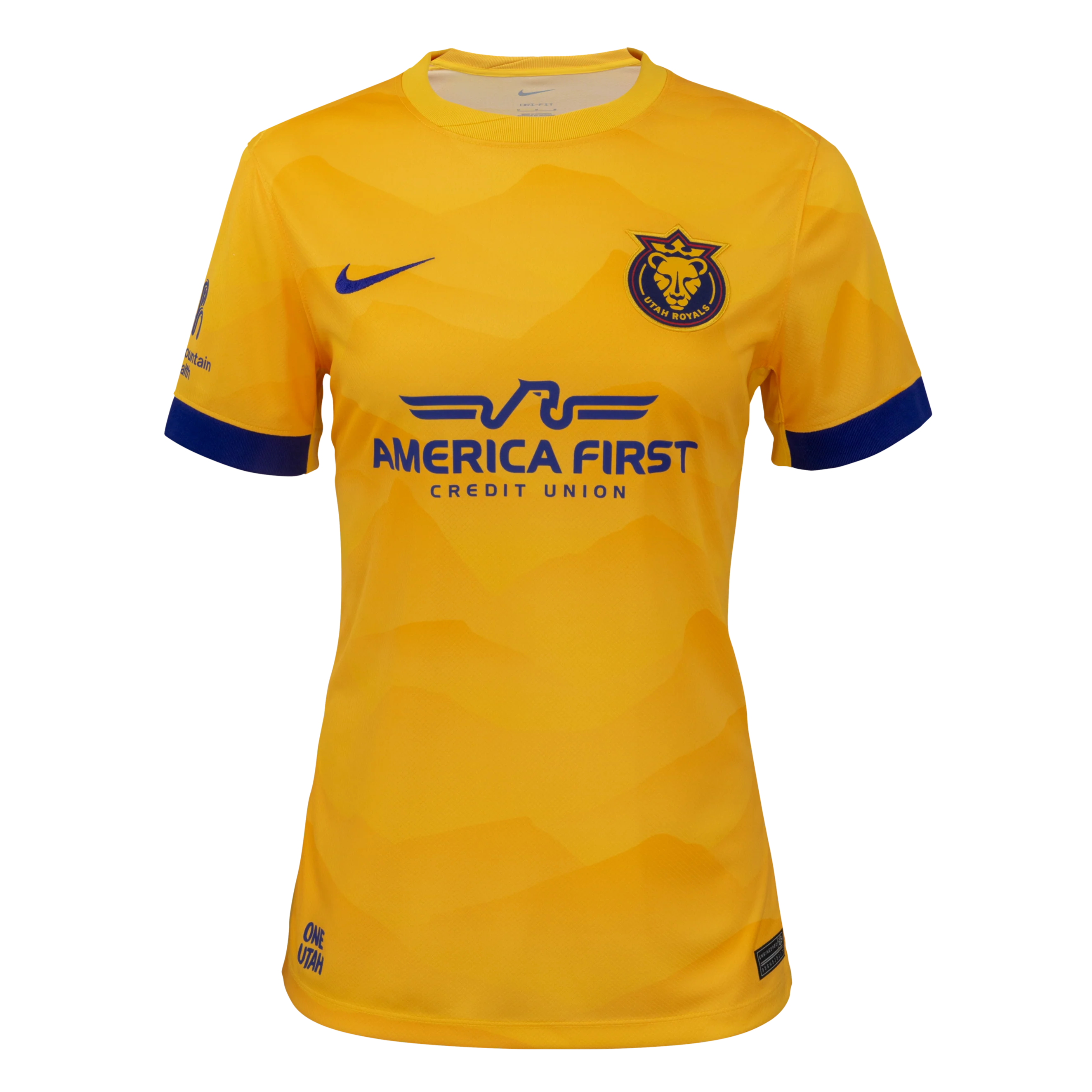 2024 Women's Utah Royals Nike Yellow Primary Replica Customizable Jersey