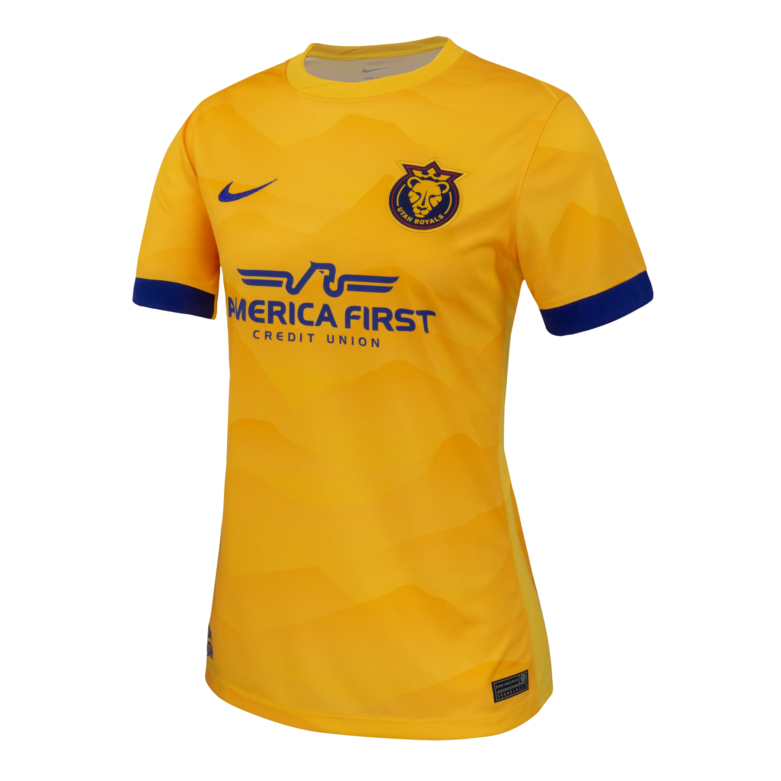 2024 Women's Utah Royals Nike Yellow Primary Replica Customizable Jersey - Image 2