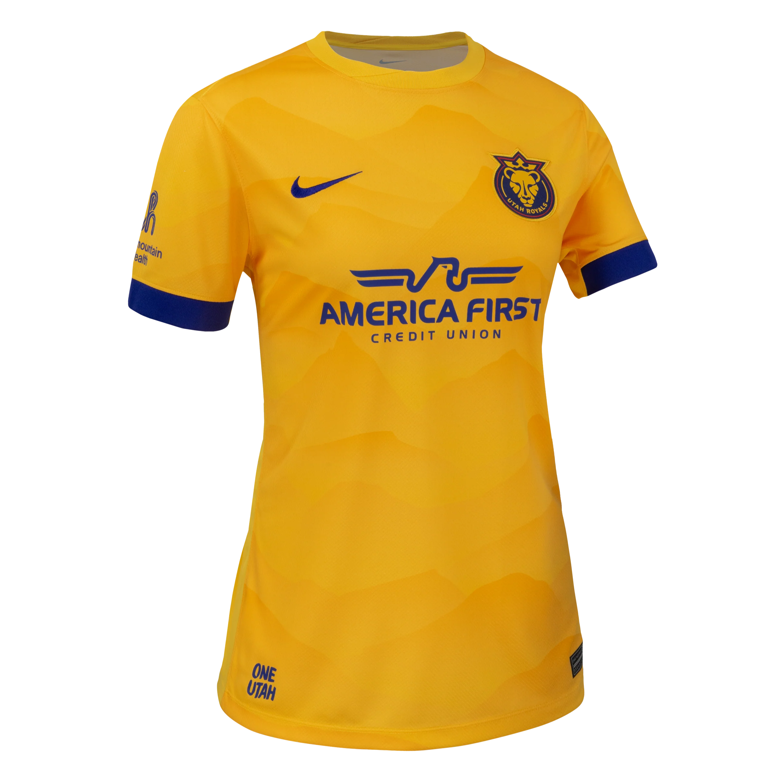 2024 Women's Utah Royals Nike Yellow Primary Replica Customizable Jersey - Image 3