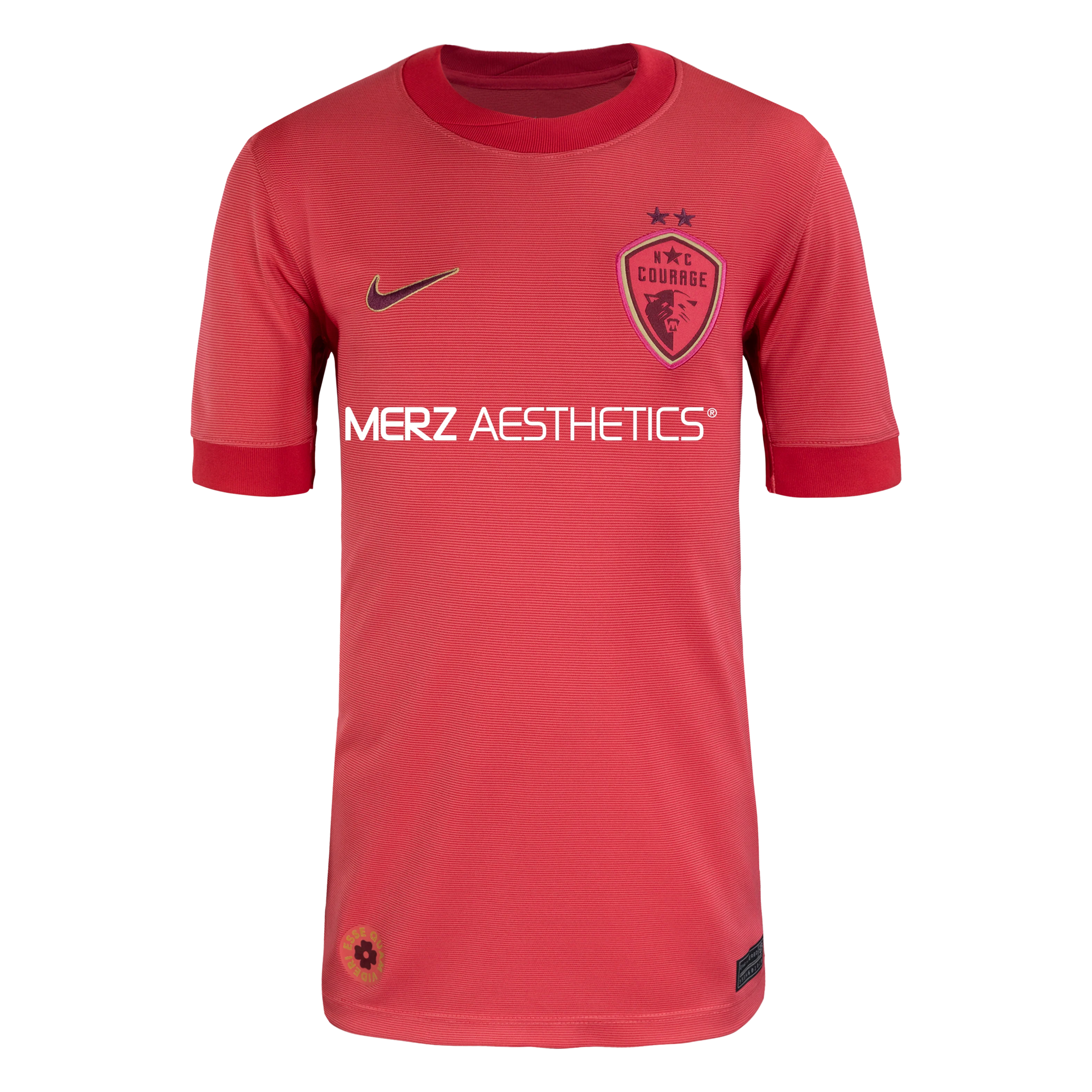Youth NC Courage Nike Pink Believe Secondary Replica Jersey