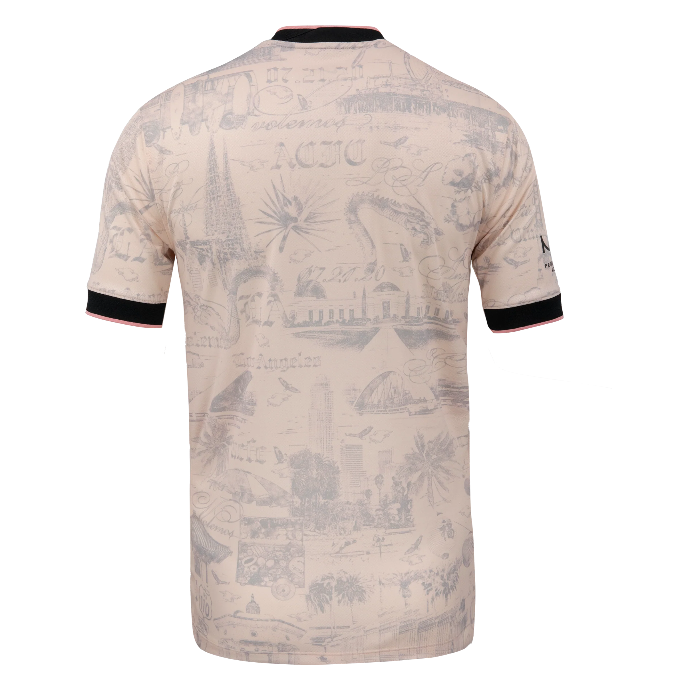 2025 Unisex Angel City FC Nike Light Pink Los Angeles Secondary Replica Customizable Jersey - Image 2