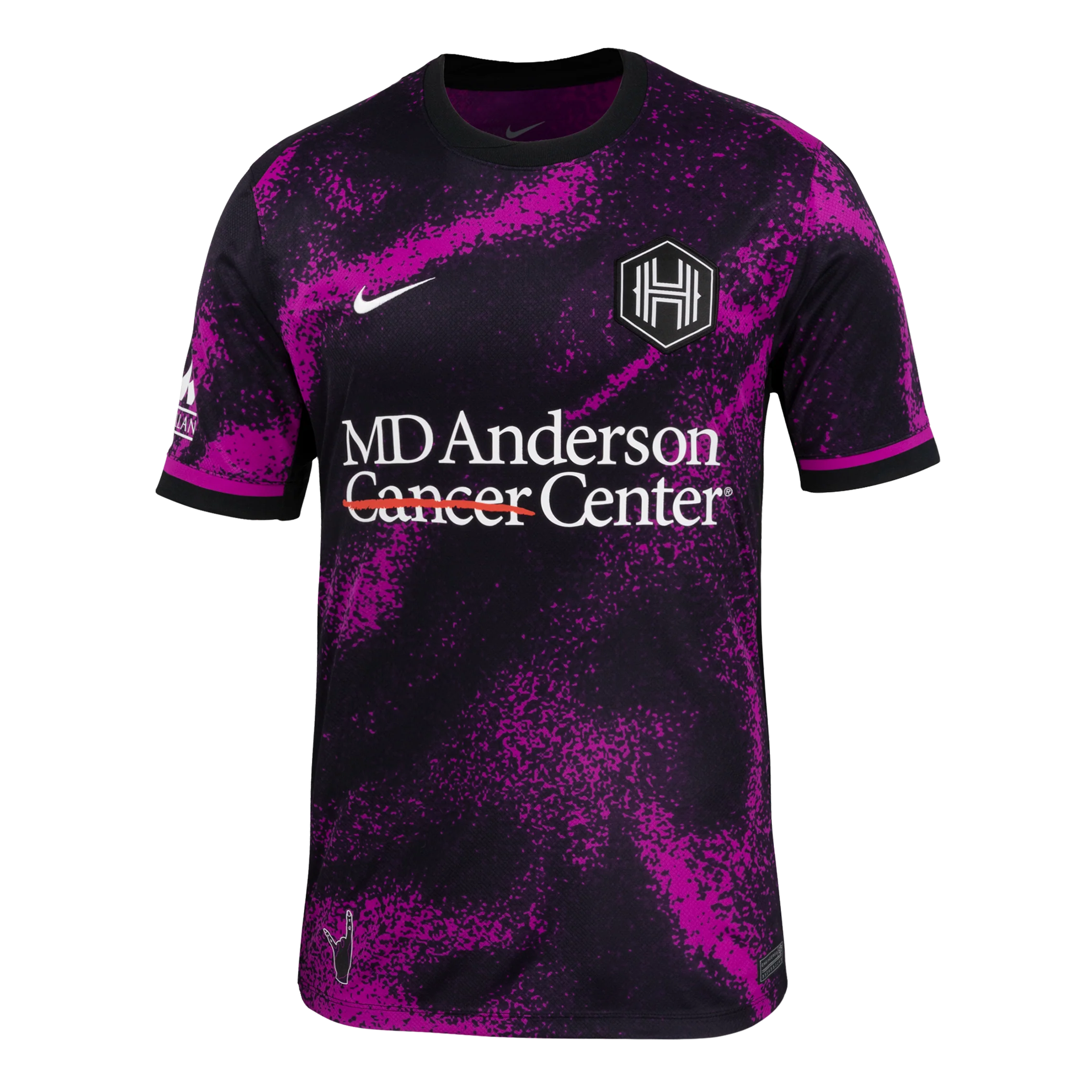 2025 Unisex Houston Dash Nike Purple Cosmic Storm Secondary Replica Customizable Jersey