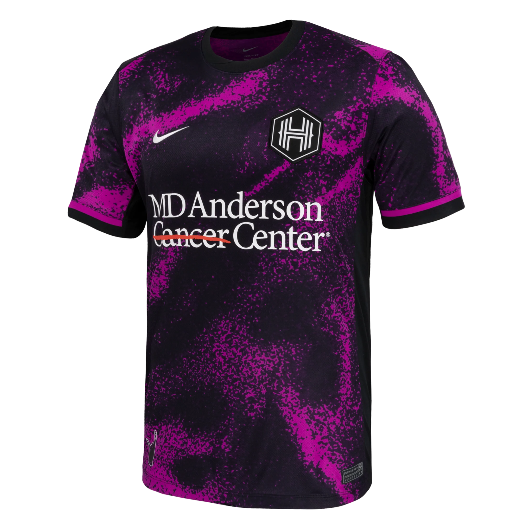 2025 Unisex Houston Dash Nike Purple Cosmic Storm Secondary Replica Customizable Jersey - Image 4