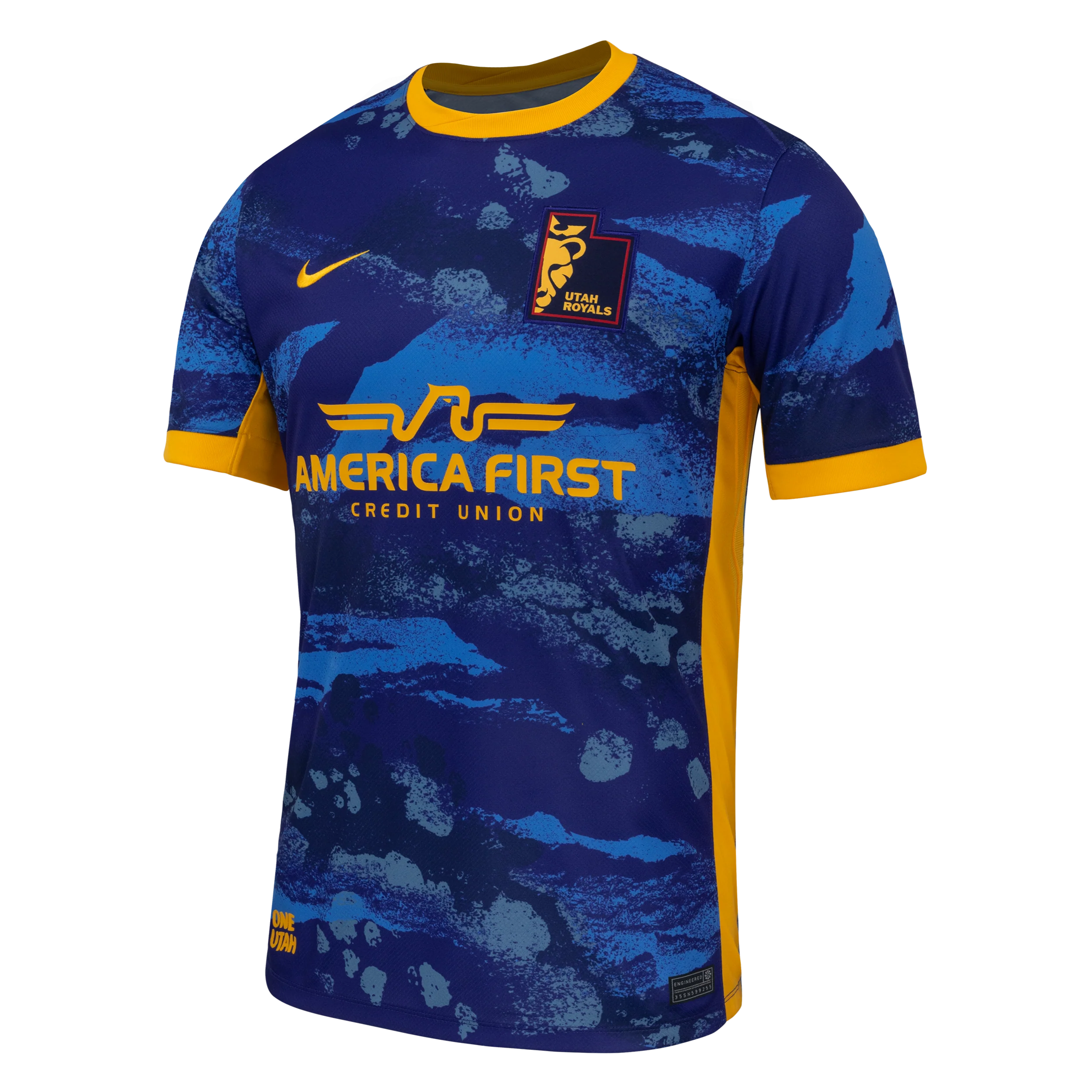 2025 Unisex Utah Royals Nike Blue Great Salt Lake Replica Secondary Customizable Jersey - Image 3