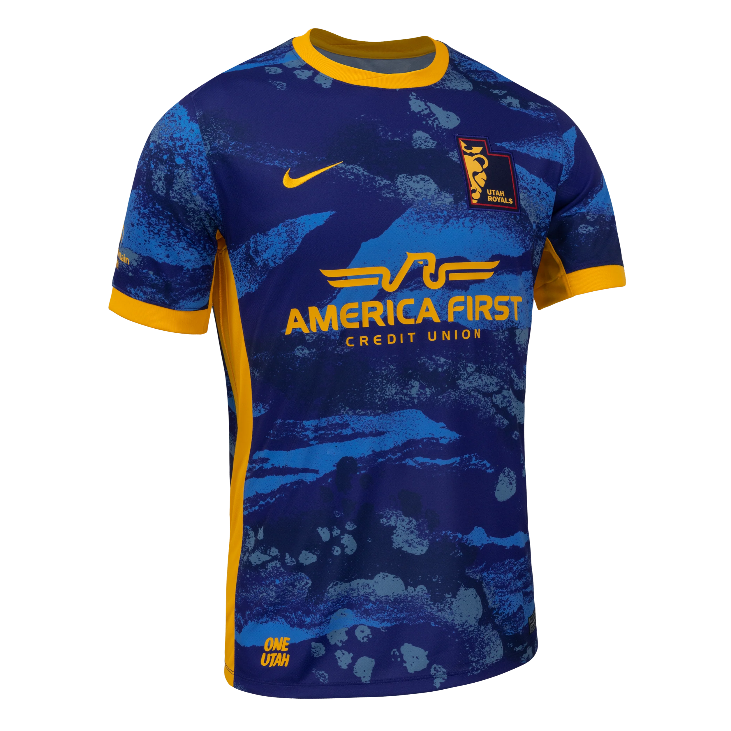 2025 Unisex Utah Royals Nike Blue Great Salt Lake Replica Secondary Customizable Jersey - Image 4
