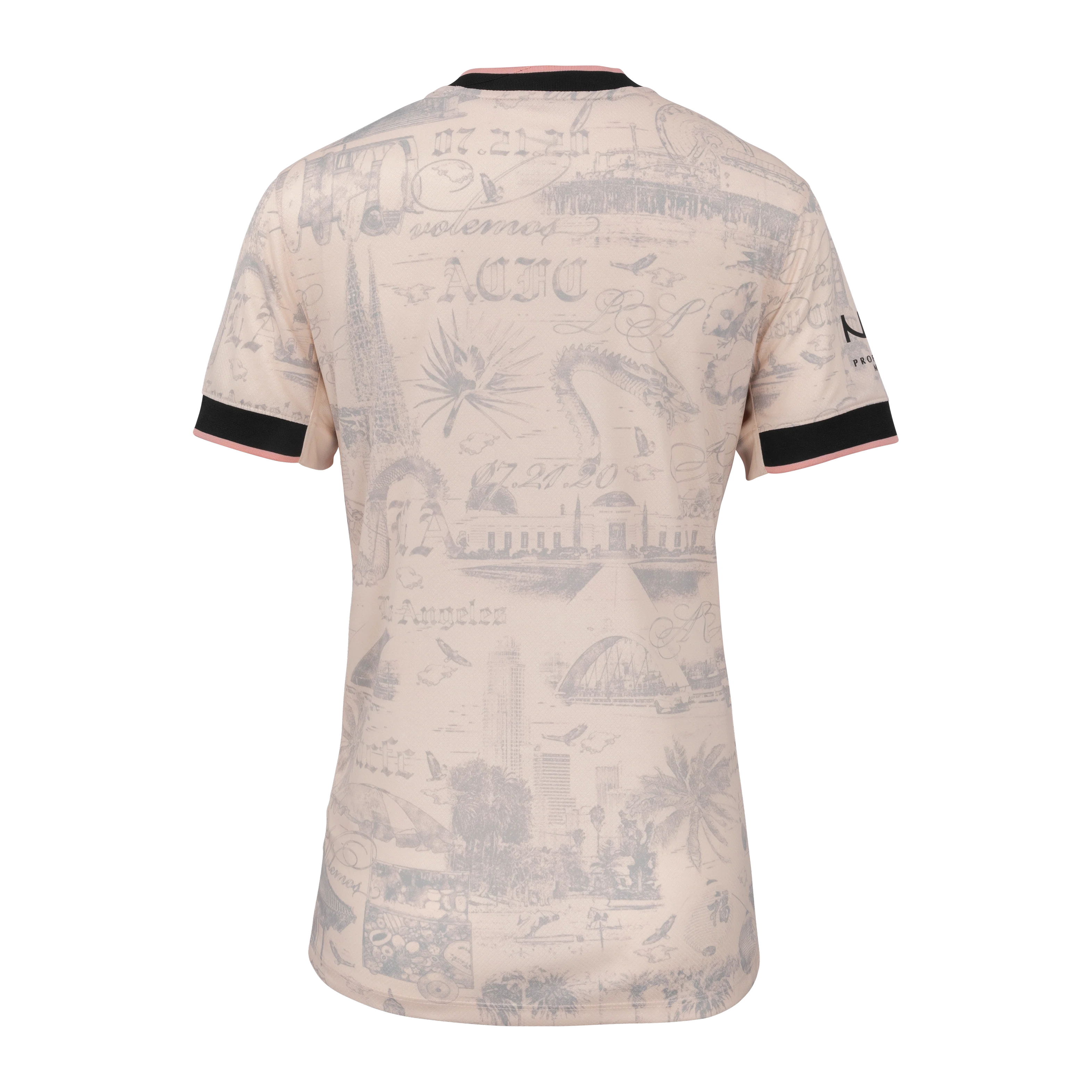 2025 Women's Angel City FC Nike Light Pink Los Angeles Secondary Replica Customizable Jersey - Image 2