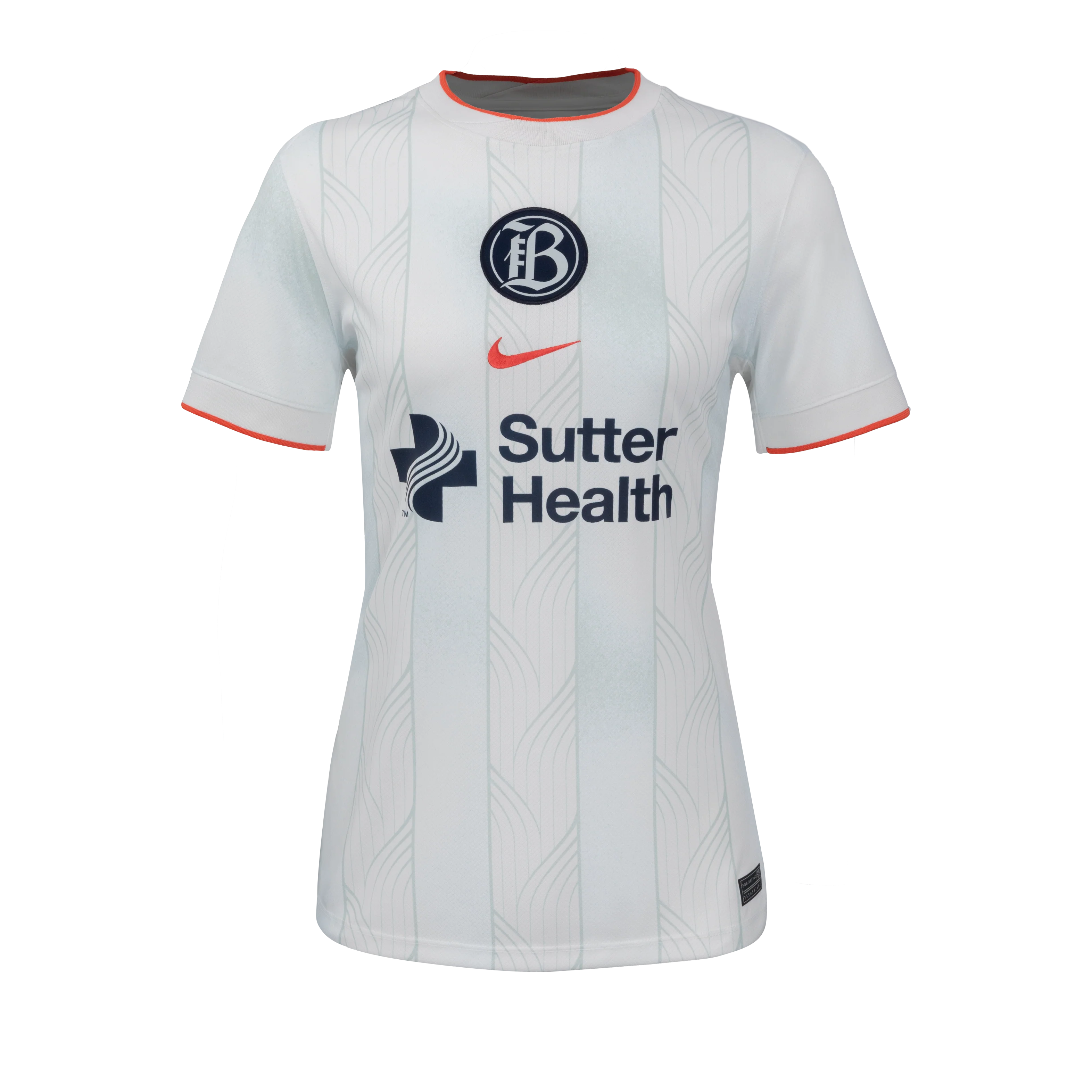 2025 Women's Bay FC Nike White Secondary Replica Customizable Jersey