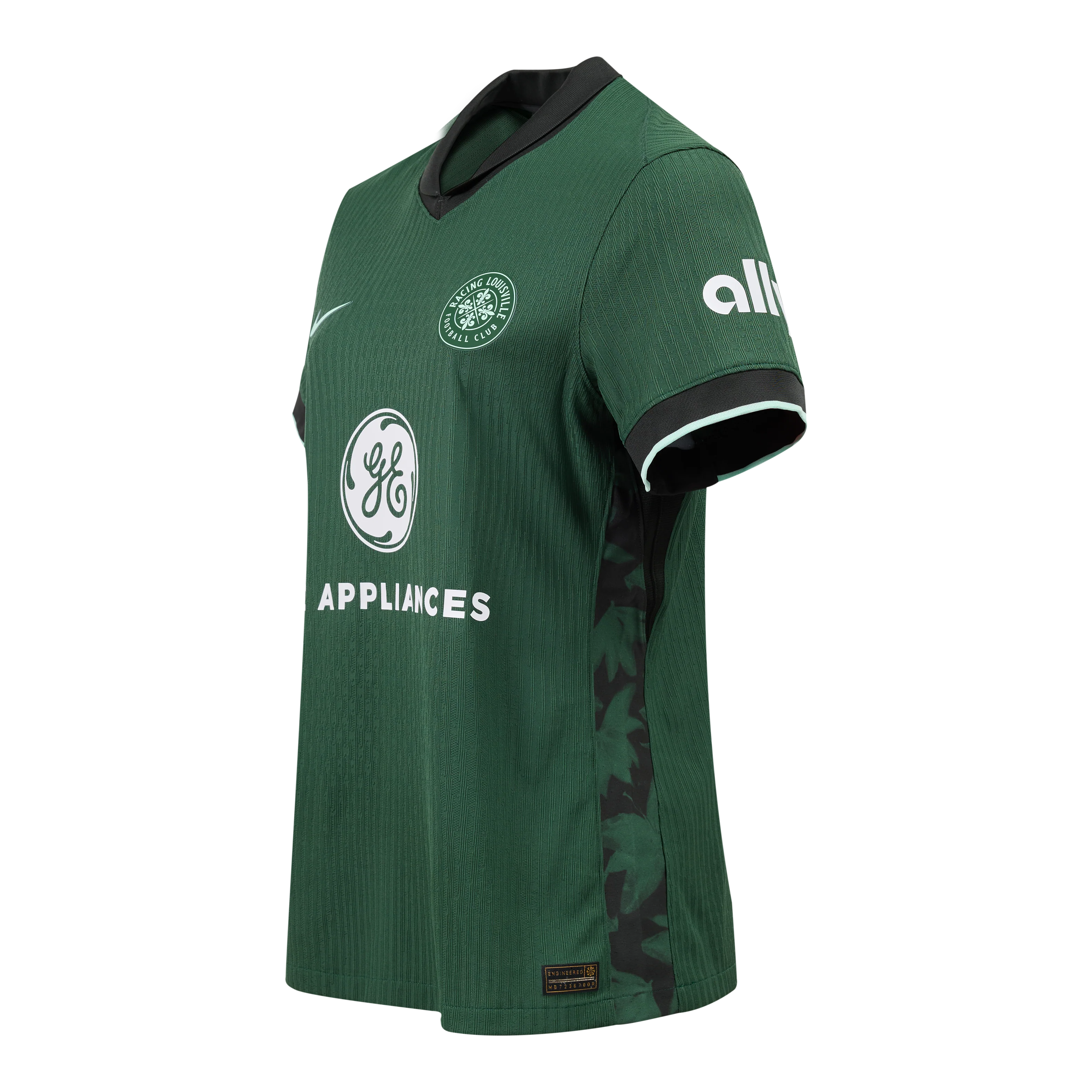 2025 Women's Racing Louisville FC NWSL Green Roots Secondary Authentic Customizable Jersey - Image 3