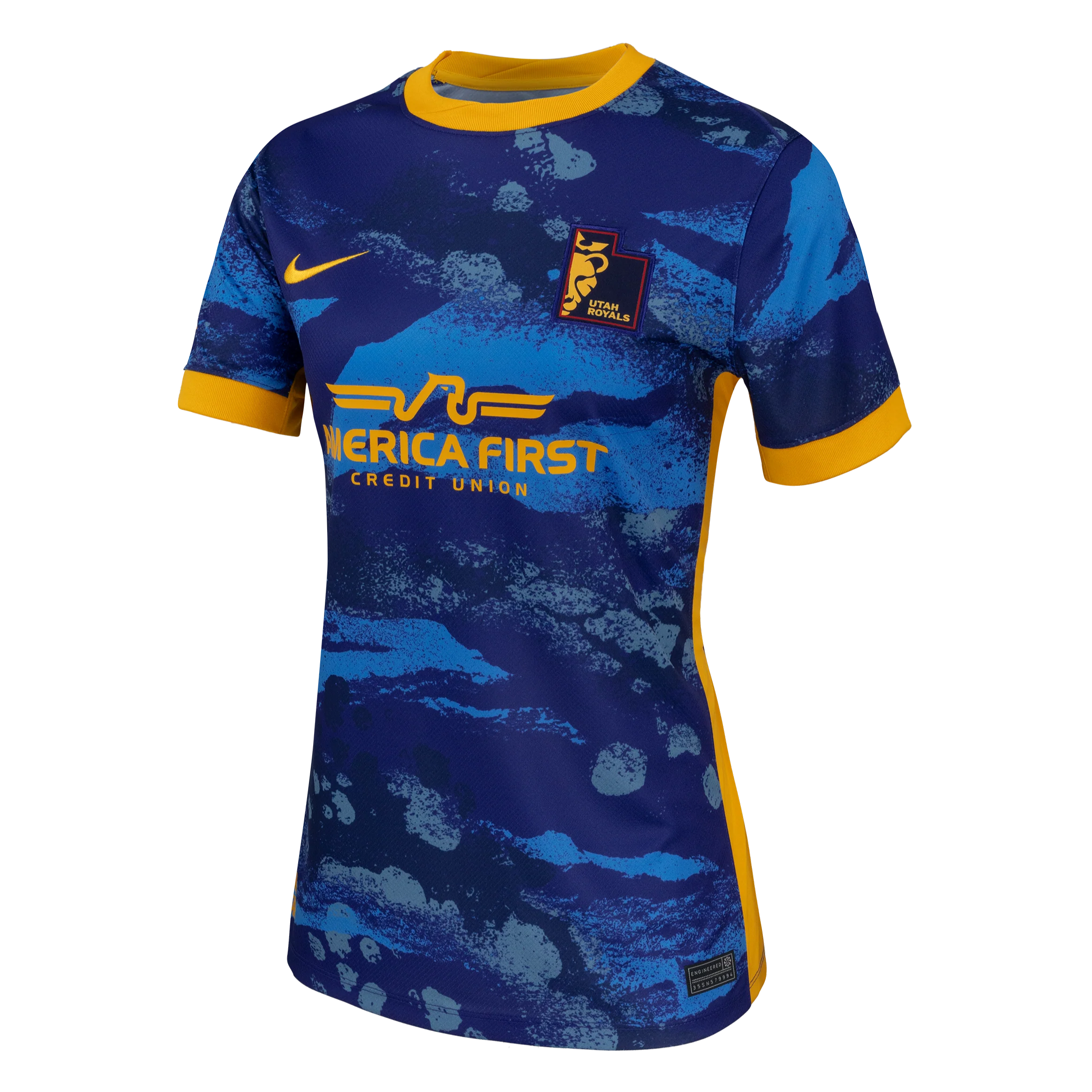 2025 Women's Utah Royals Nike Blue Great Salt Lake Replica Secondary Customizable Jersey - Image 3