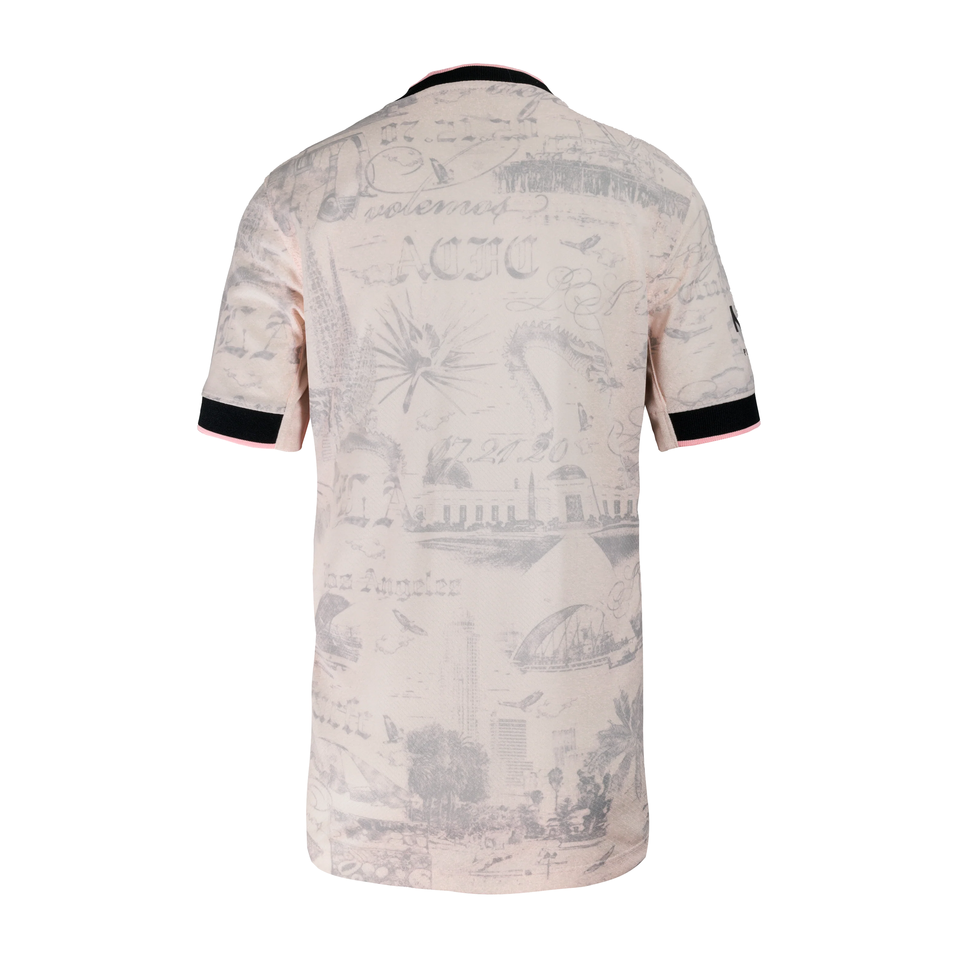 2025 Youth Angel City FC Nike Light Pink Los Angeles Secondary Replica Customizable Jersey - Image 4