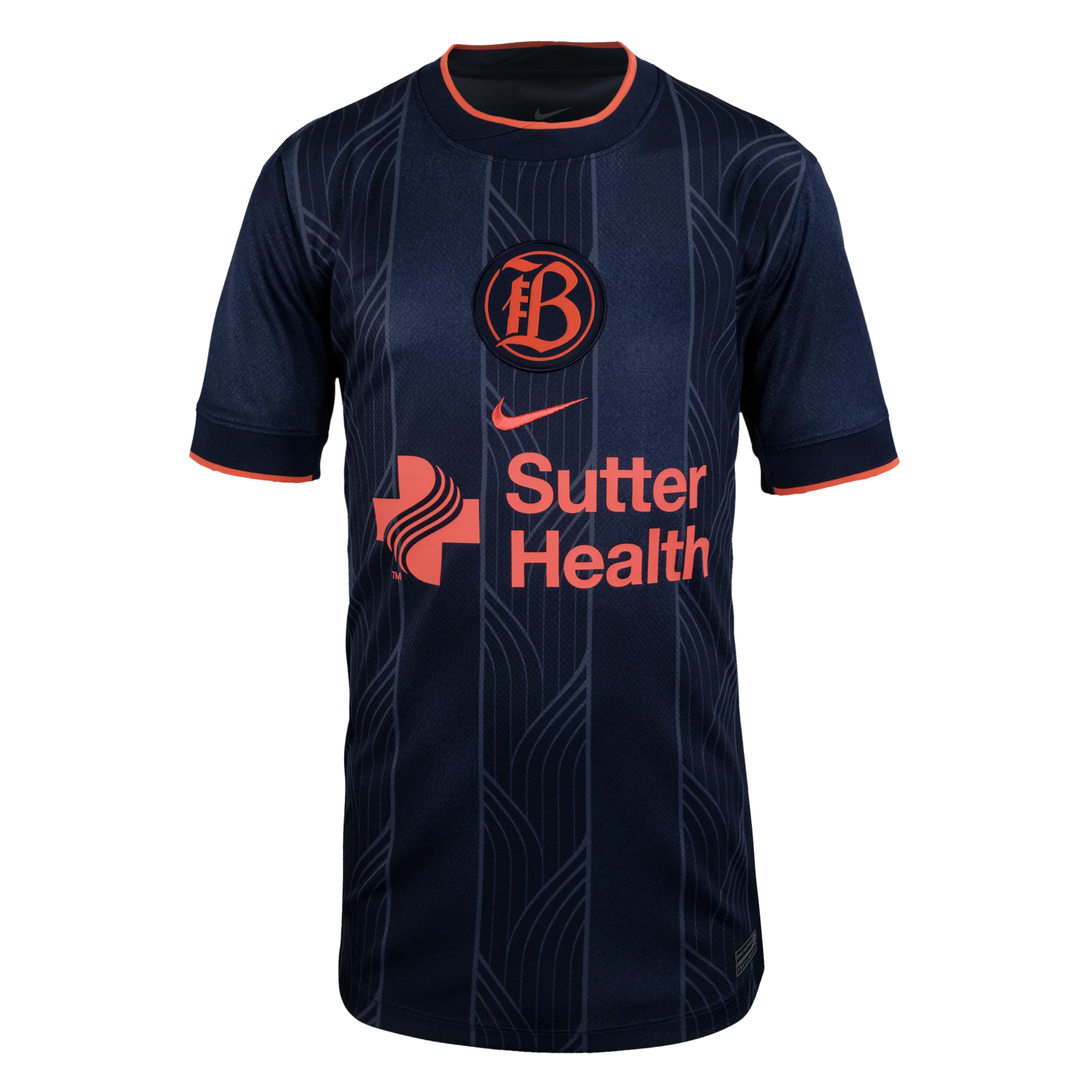 2025 Youth Bay FC Nike Navy Primary Replica Customizable Jersey