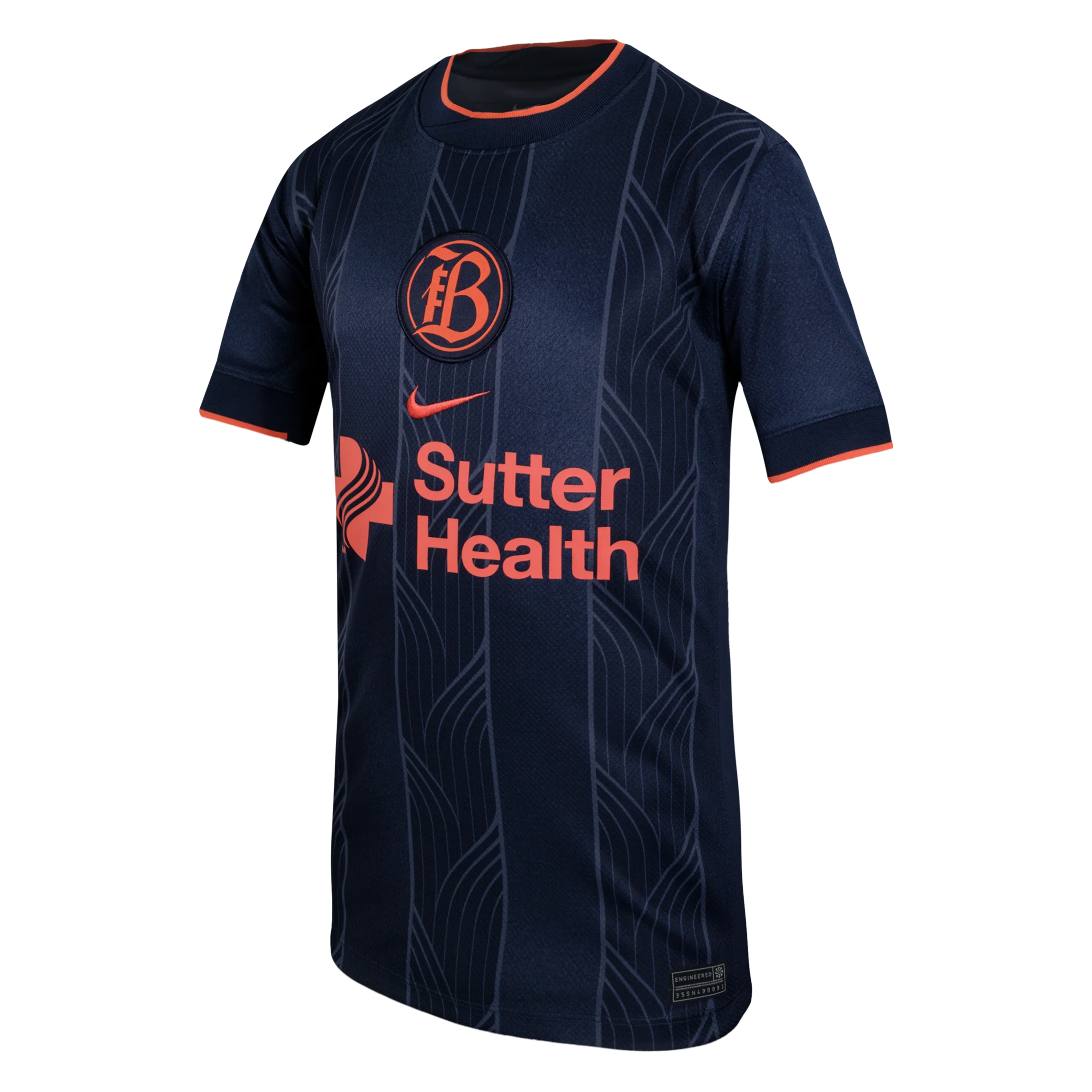 2025 Youth Bay FC Nike Navy Primary Replica Customizable Jersey - Image 3