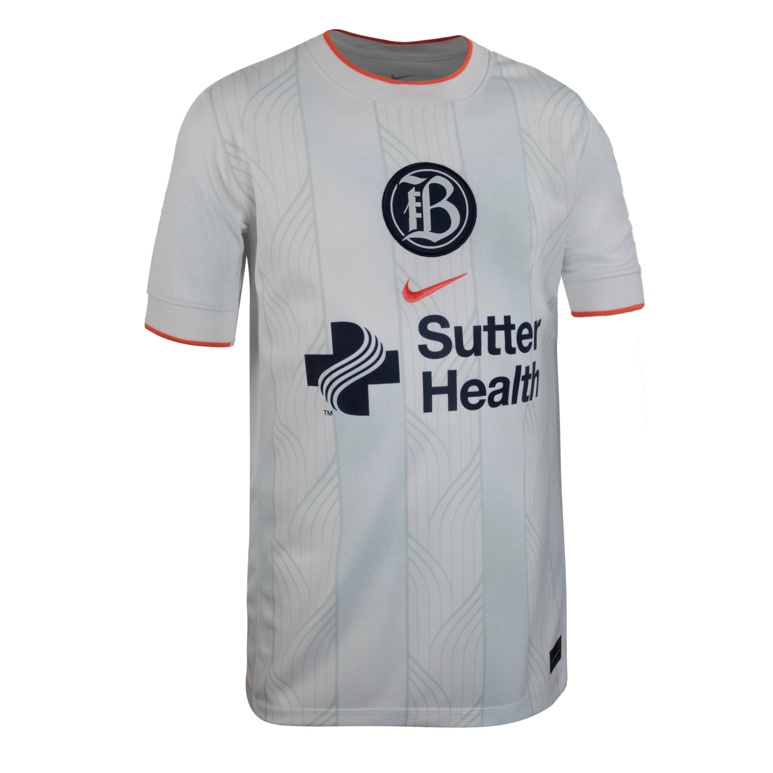 2025 Youth Bay FC Nike White Secondary Replica Customizable Jersey - Image 3