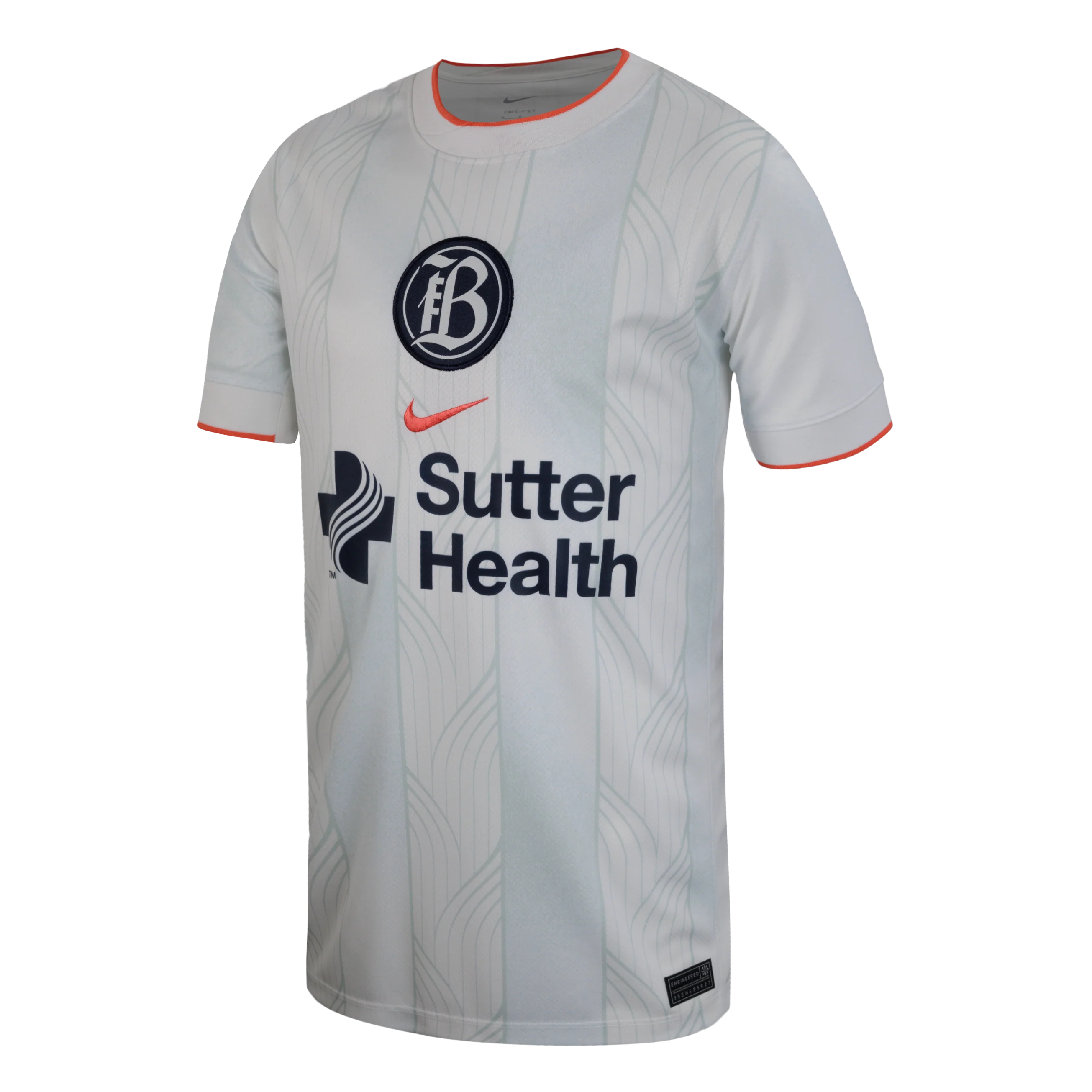 2025 Youth Bay FC Nike White Secondary Replica Customizable Jersey - Image 4