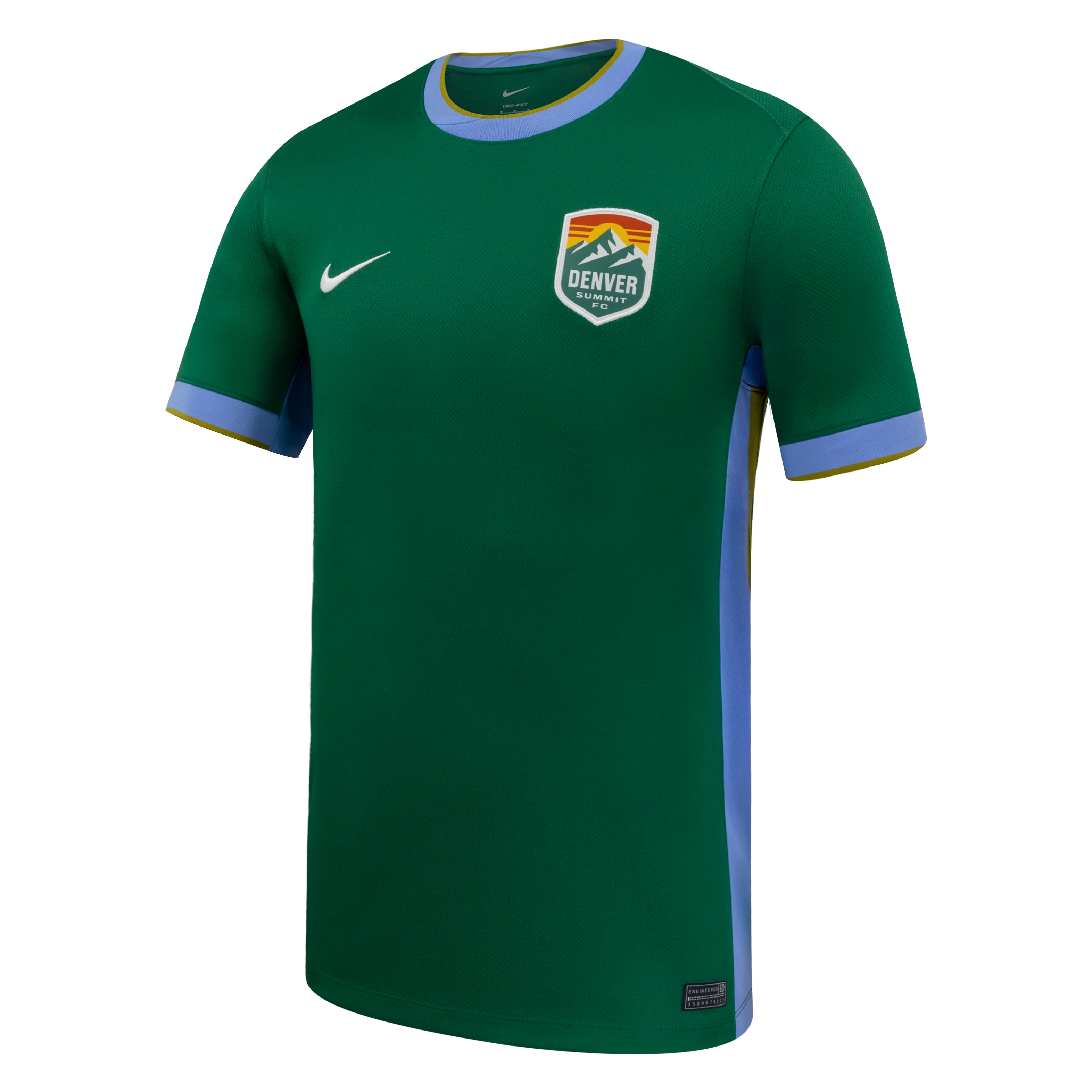 2026 Unisex Denver Summit FC Primary Evergreen Replica Customizable Jersey - Image 3