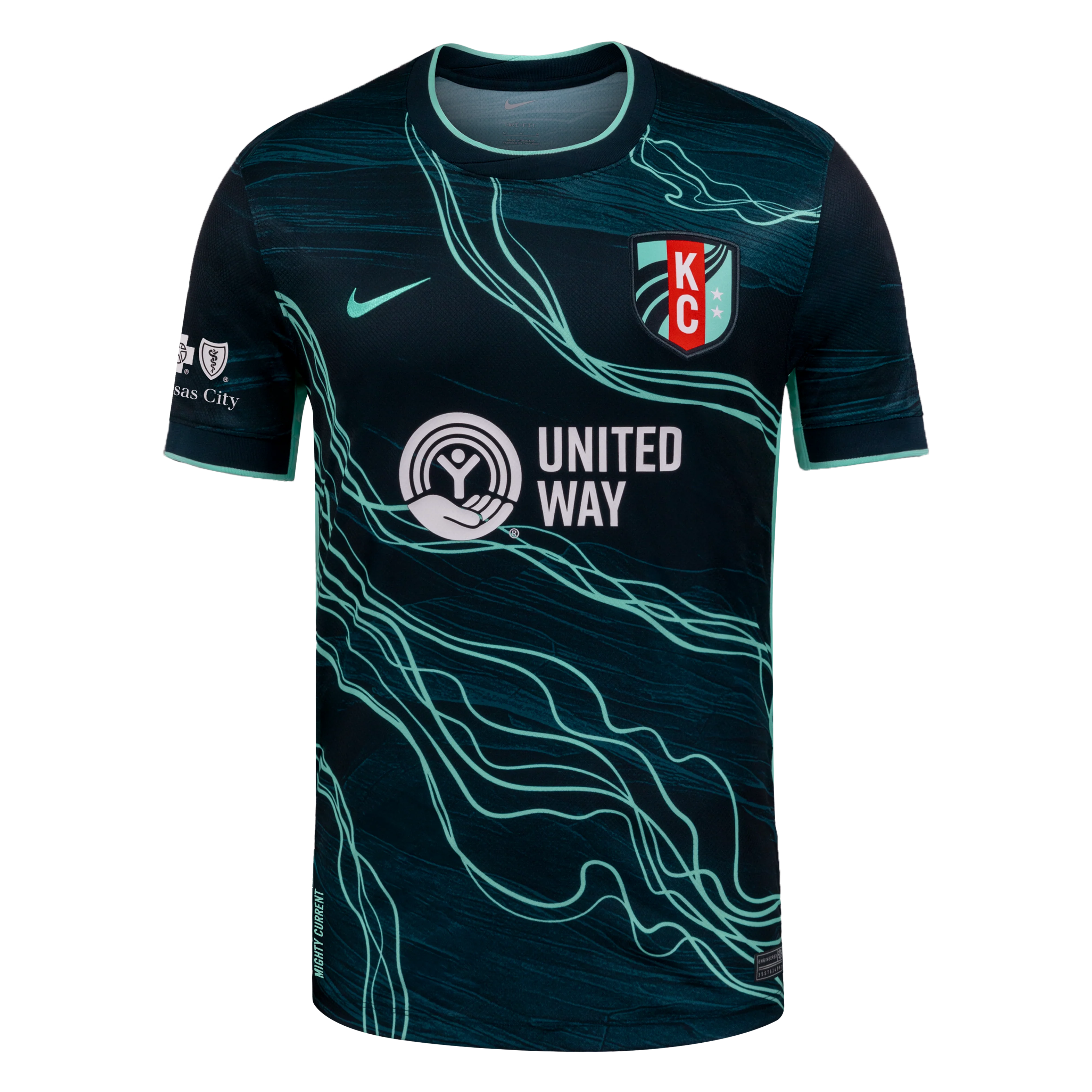2026 Unisex KC Current Third Storm Replica Customizable Jersey