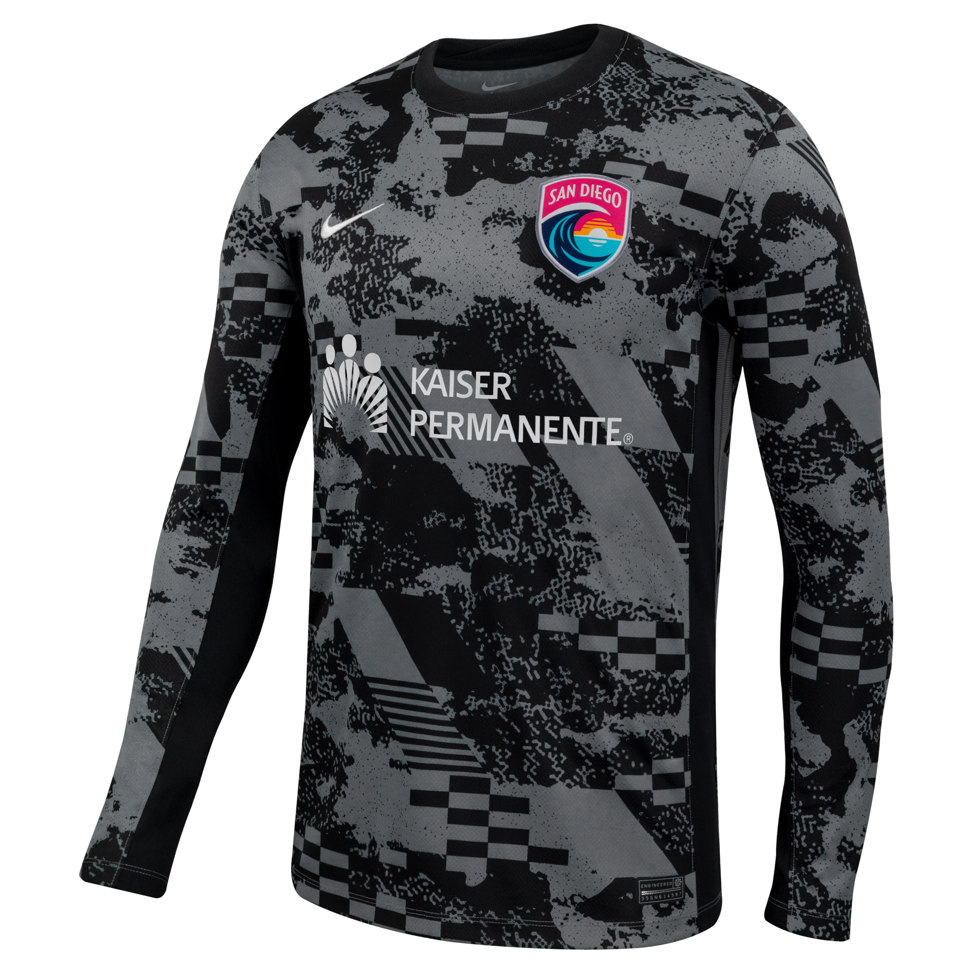2026 Unisex San Diego Wave FC Nike Replica Goalkeeper Customizable Jersey - Image 3