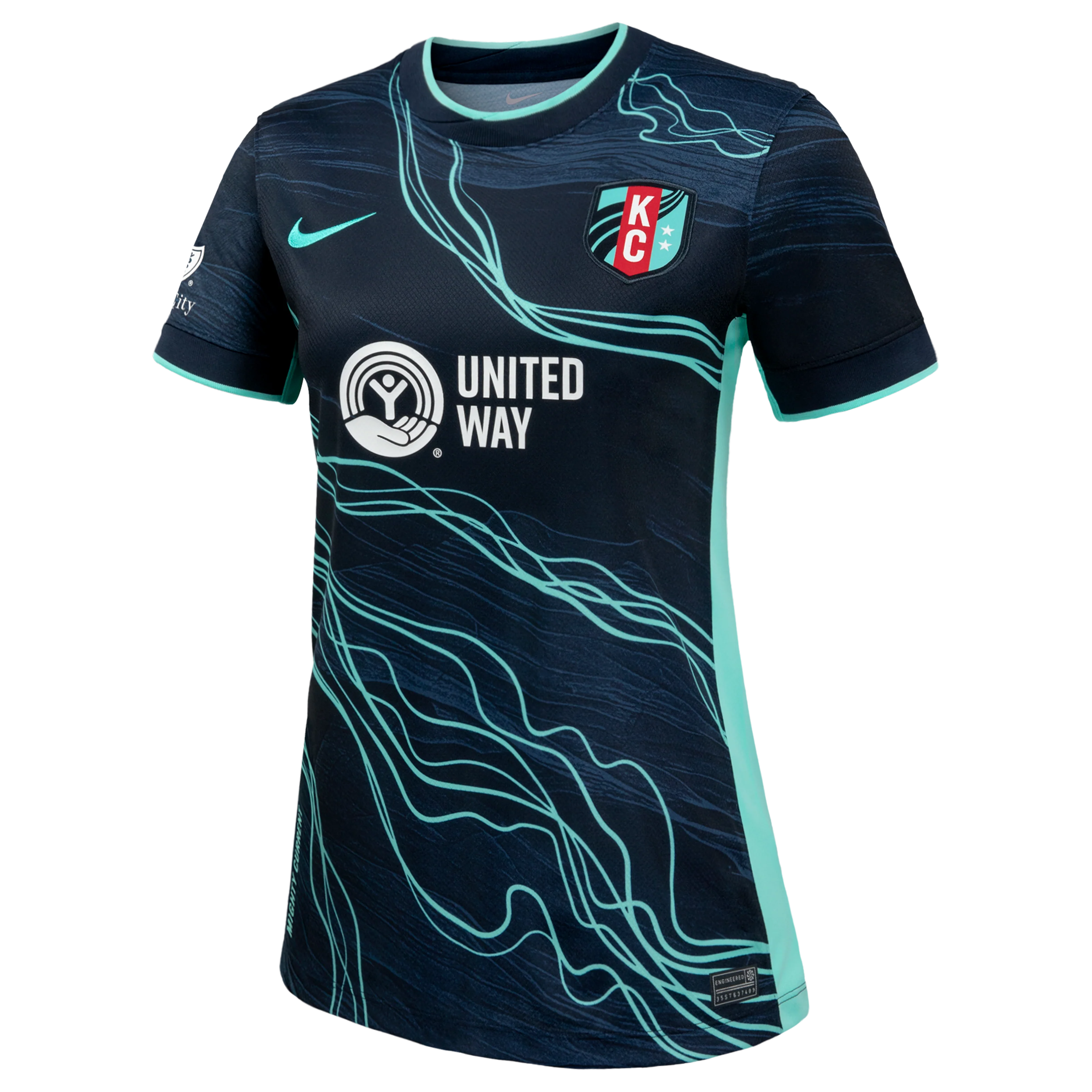 2026 Women's KC Current Third Storm Replica Customizable Jersey - Image 3