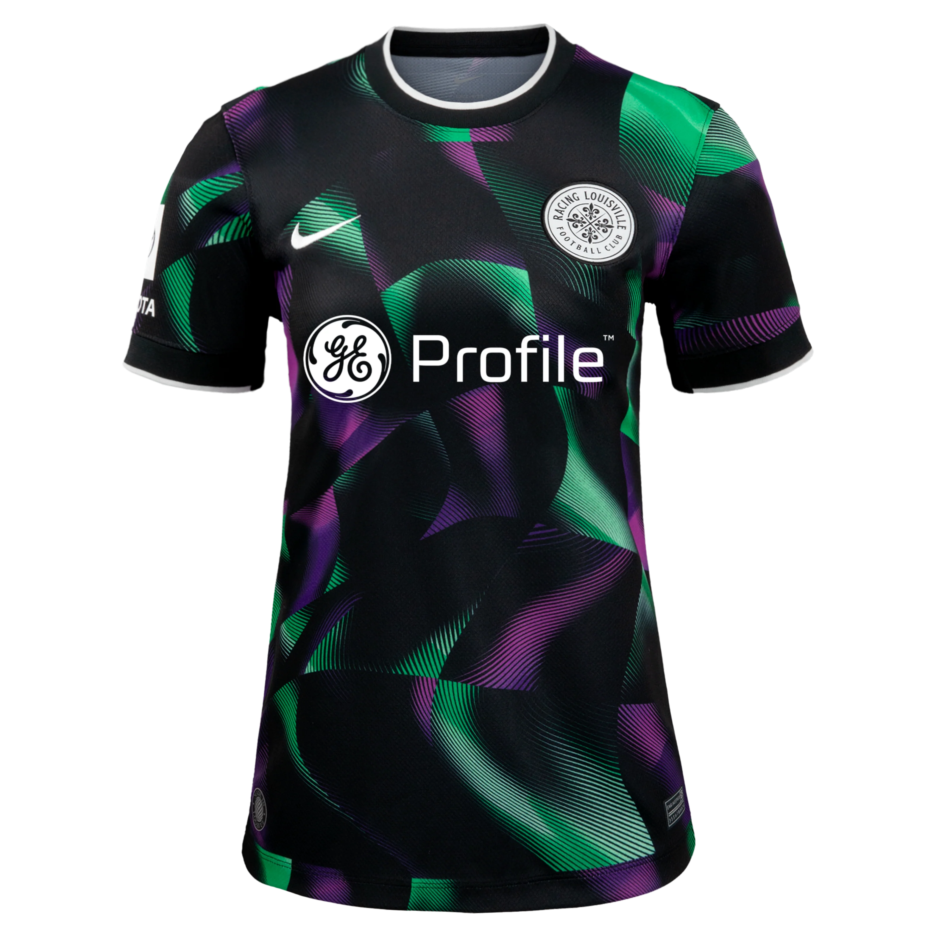 2026 Women's Racing Louisville FC Nike Third Replica Disco Customizable Jersey