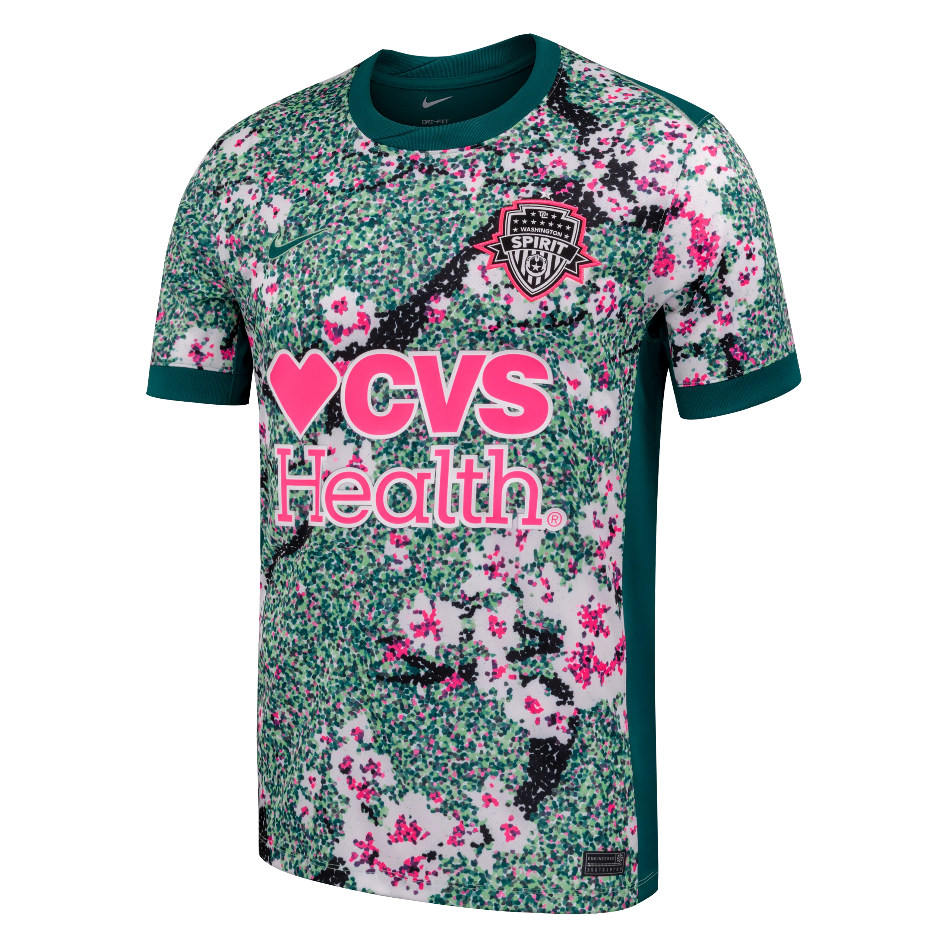 2026 Women's Washington Spirit Nike Primary Spirit in Bloom Replica Customizable Jersey - Image 2