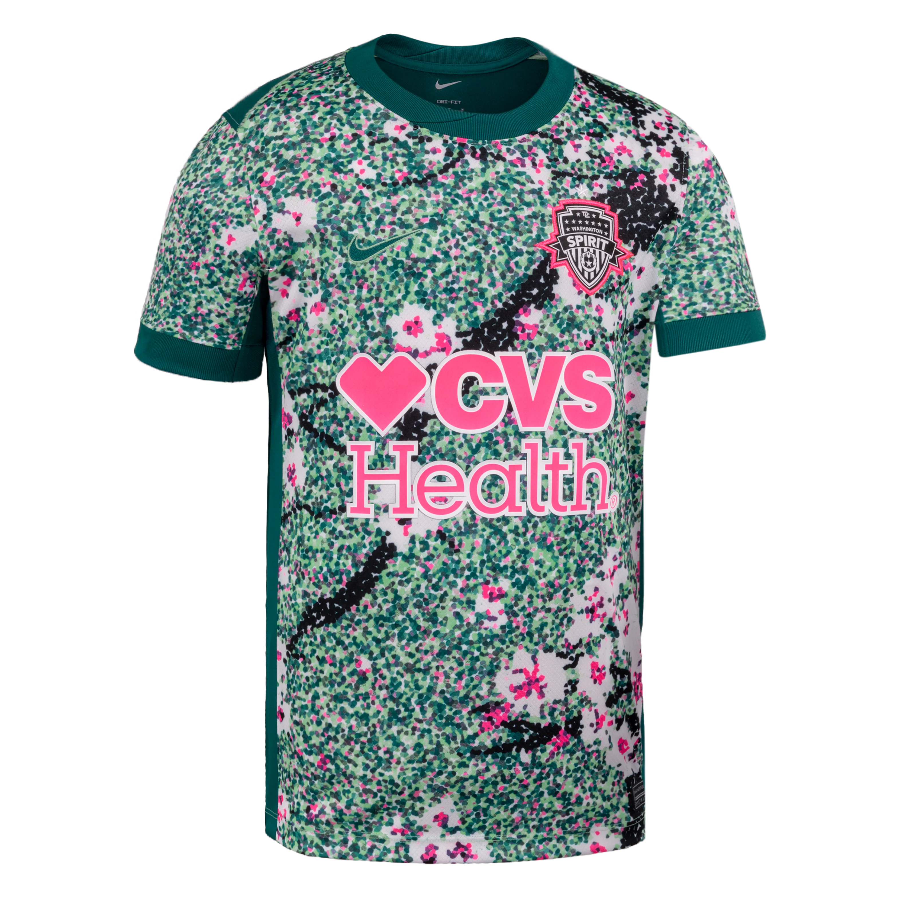 2026 Youth Washington Spirit Nike Primary Spirit in Bloom Replica Customizable Jersey - Image 2