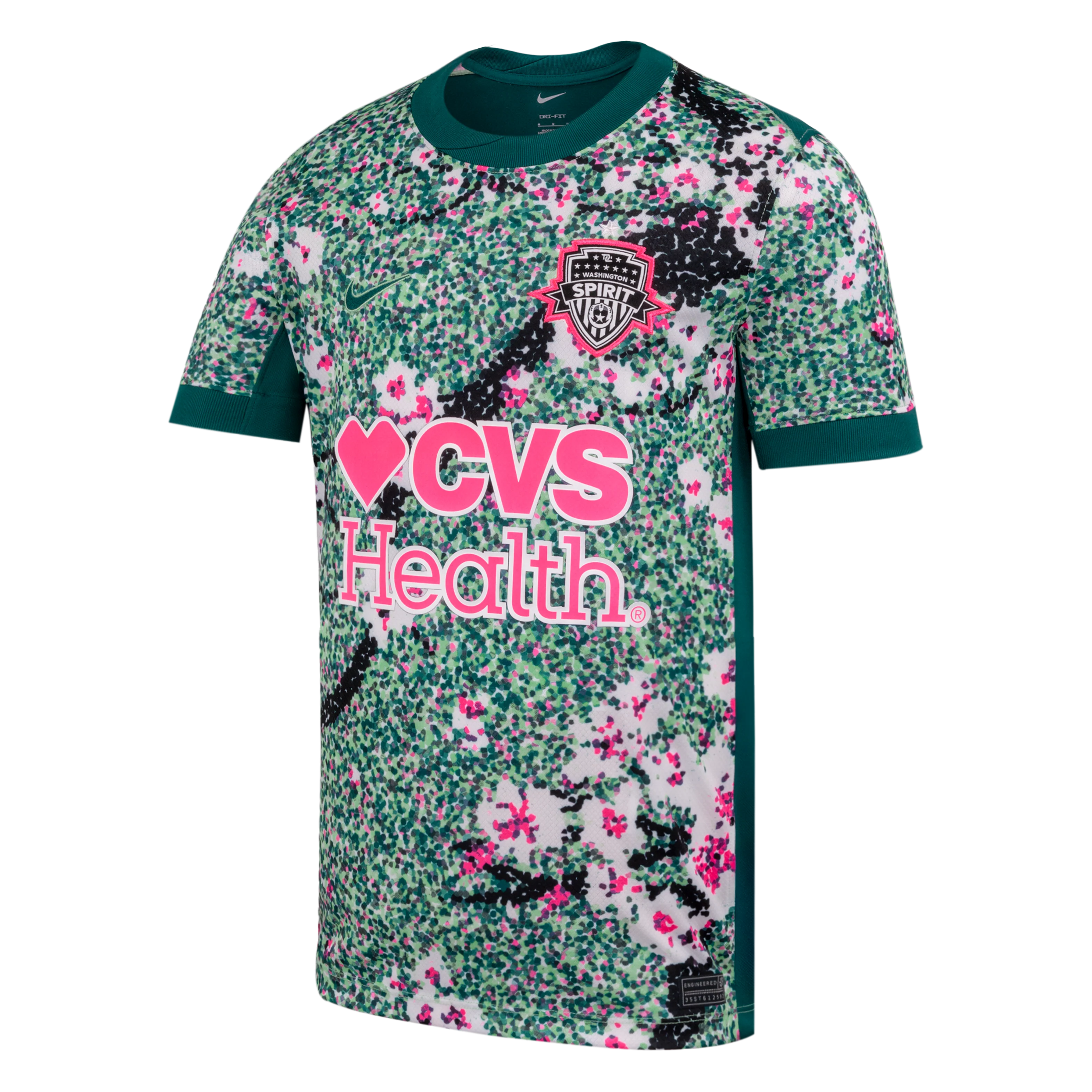 2026 Youth Washington Spirit Nike Primary Spirit in Bloom Replica Customizable Jersey - Image 3
