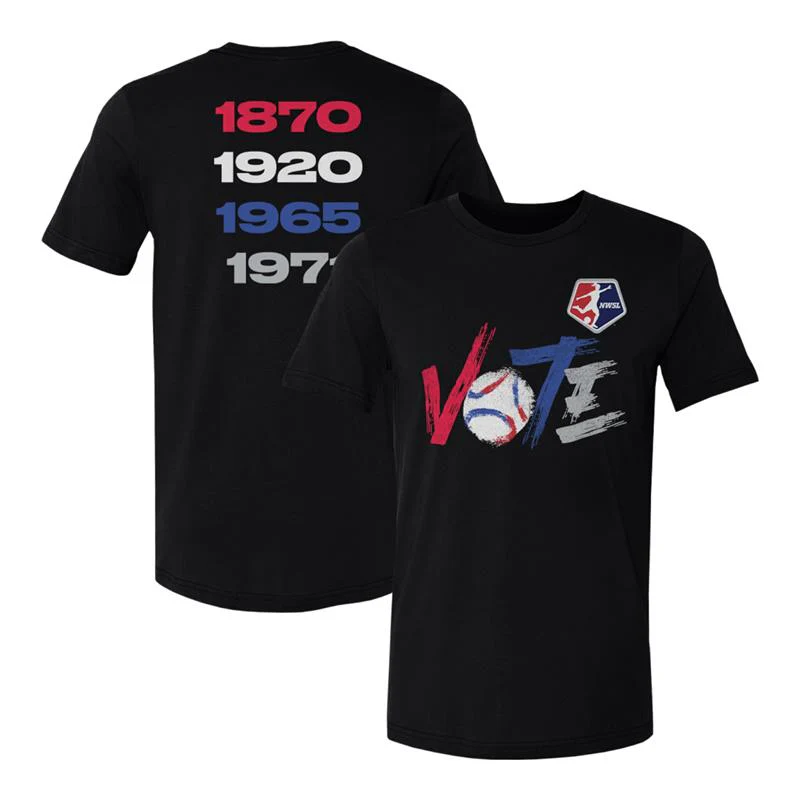 Unisex Official NWSL Black 2024 Vote Tee