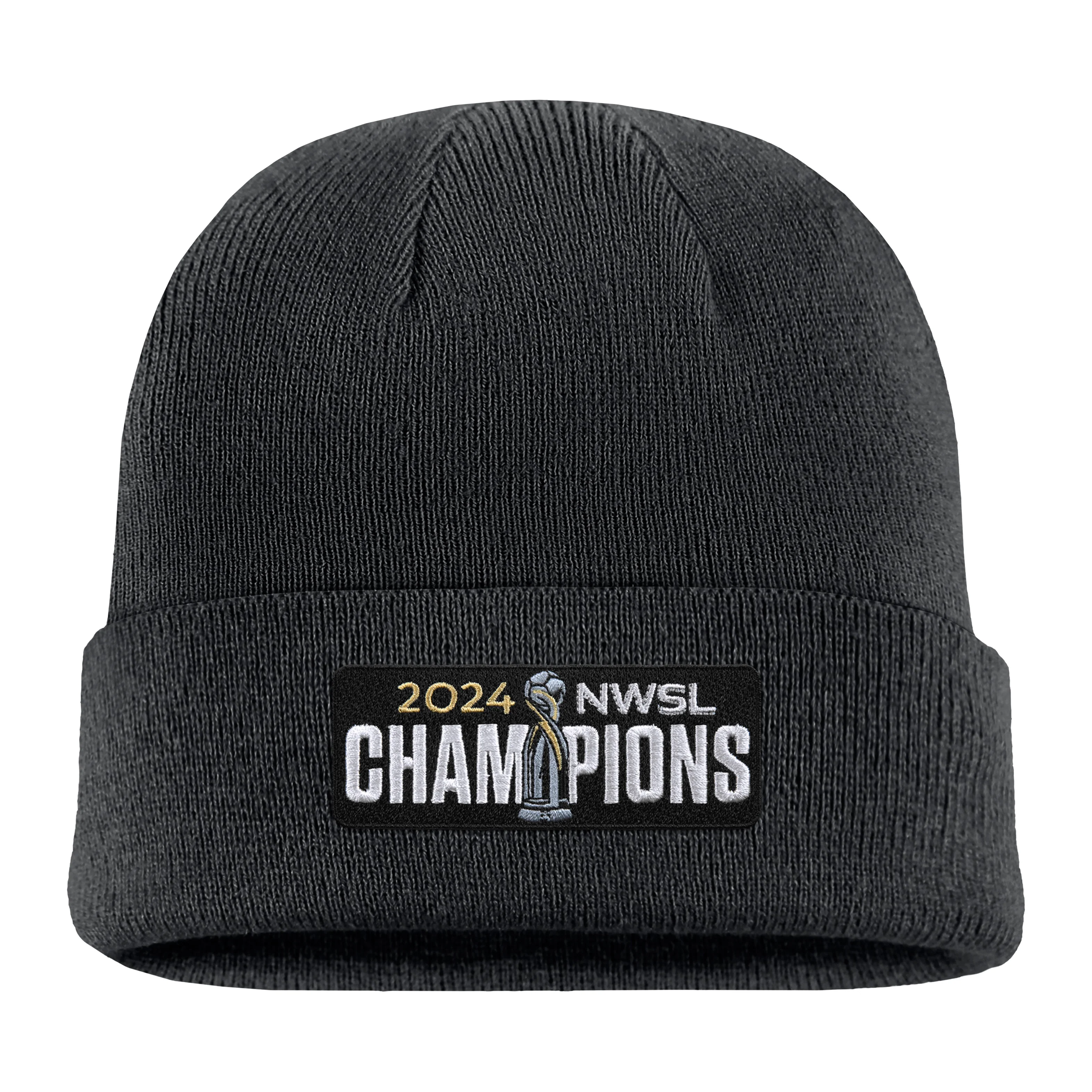Unisex Orlando Pride Nike Black 2024 NWSL Champions Beanie - Image 2
