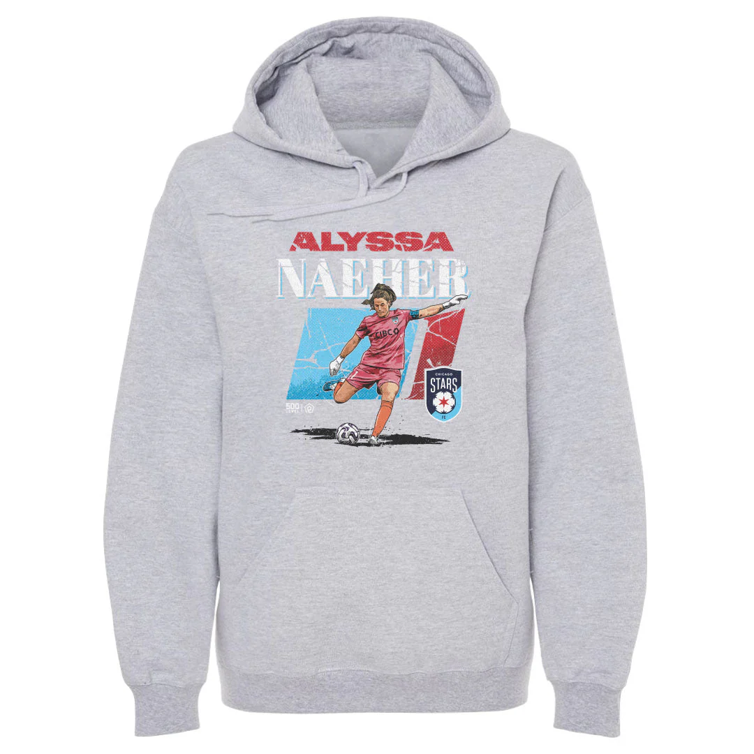 Unisex Chicago Stars Alyssa Naeher Cracked Number Hoodie