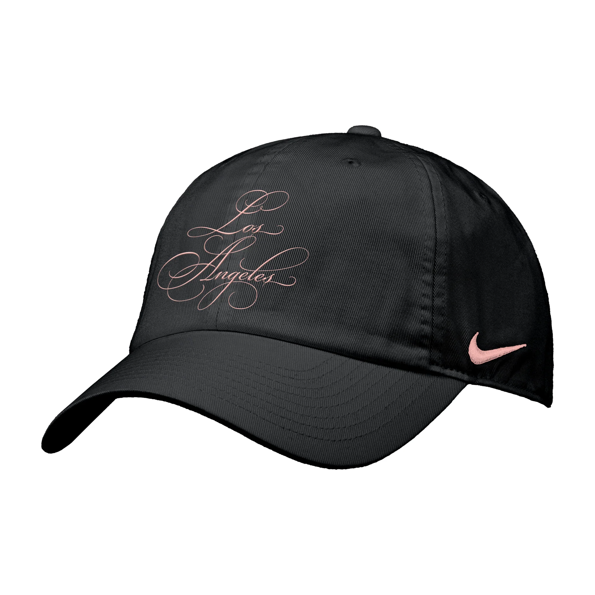 Unisex Angel City FC Nike Black Los Angeles Script Club Hat