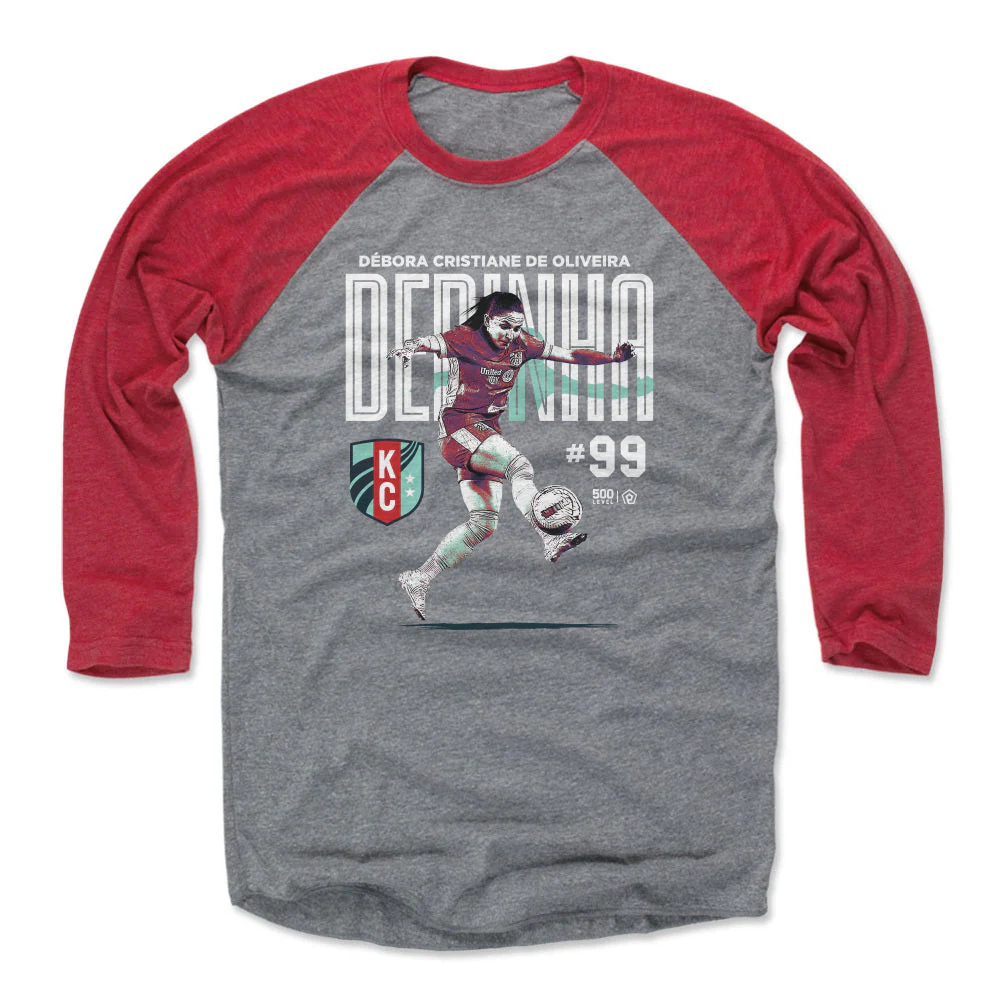 Unisex KC Current Debinha Bitmap Raglan