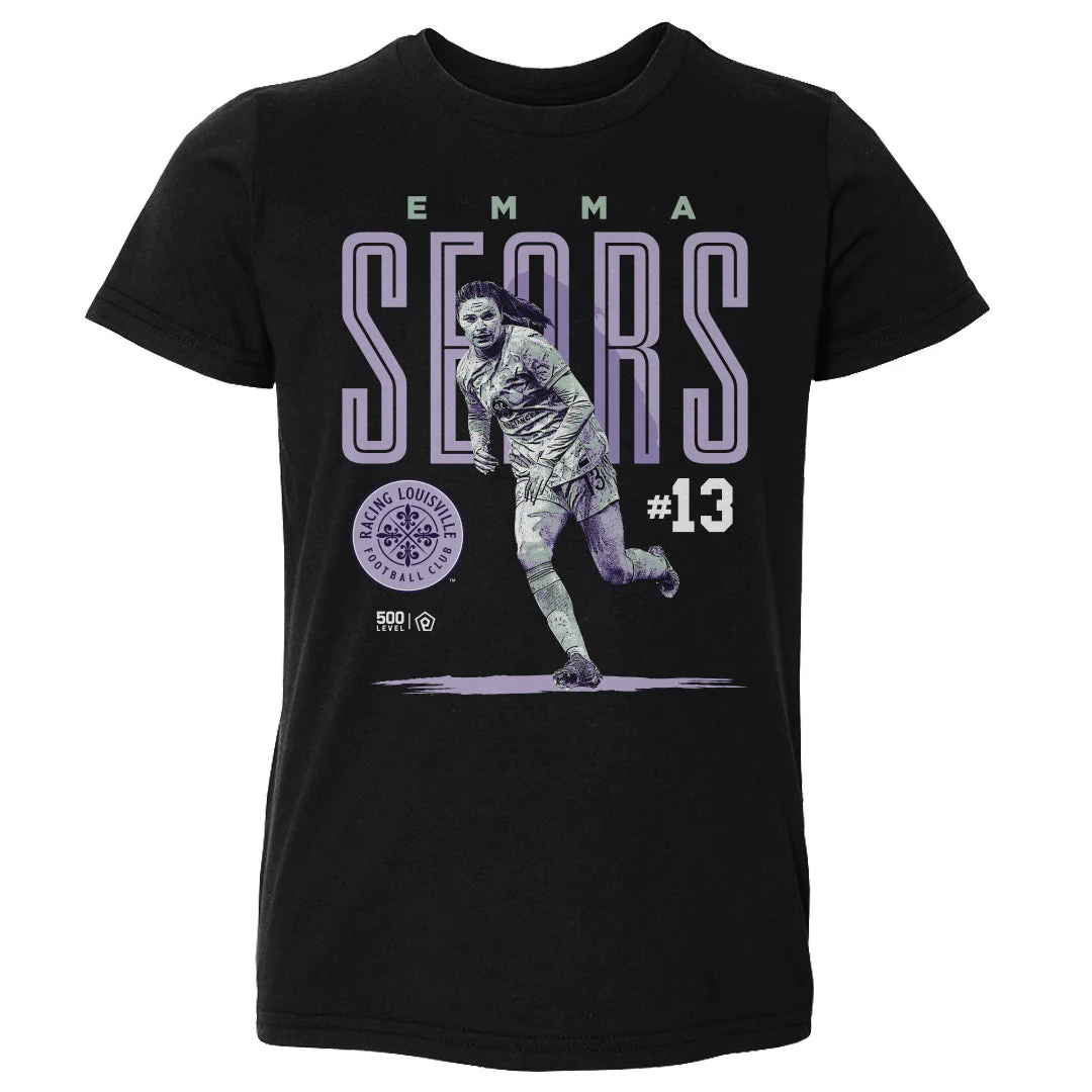 Toddler Racing Louisville Emma Sears Cracked Number Tee