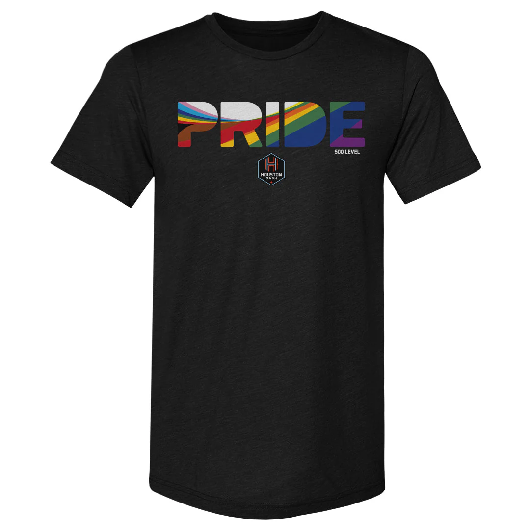Unisex Houston Dash 2025 Pride Stripes Premium Tee