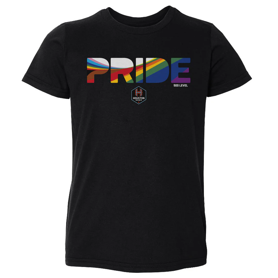 Toddler Houston Dash 2025 Pride Stripes Tee