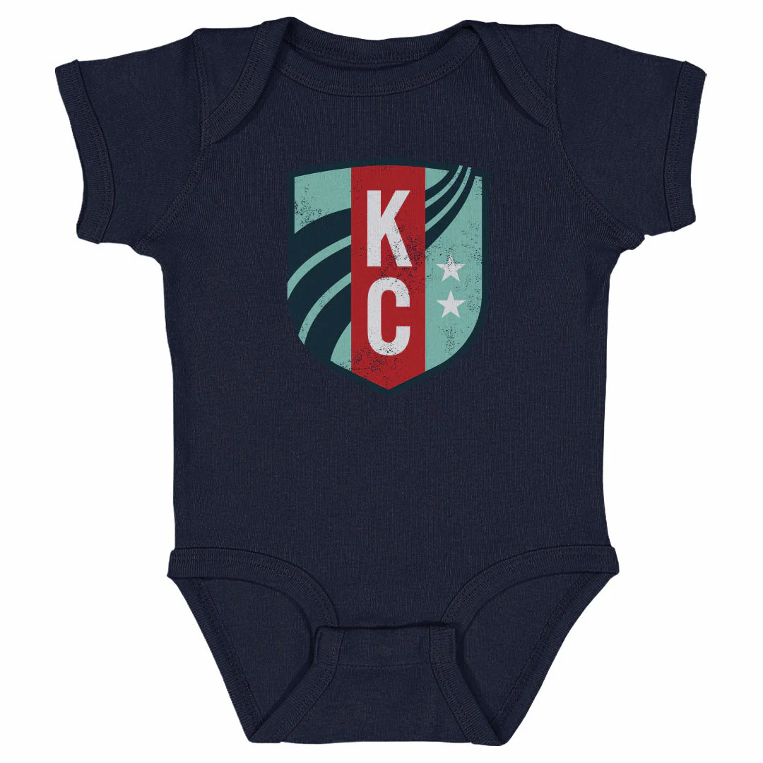 Infant KC Current Vintage Primary Logo Onesie - Image 2