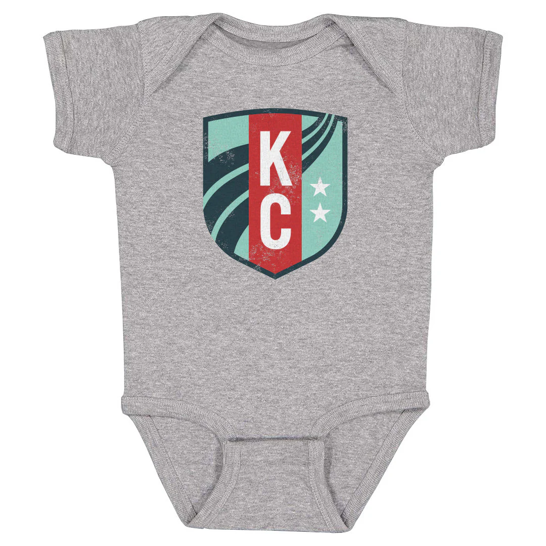 Infant KC Current Vintage Primary Logo Onesie - Image 3