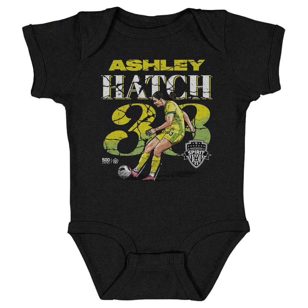 Infant Washington Spirit Ashley Hatch Cracked Number Onesie