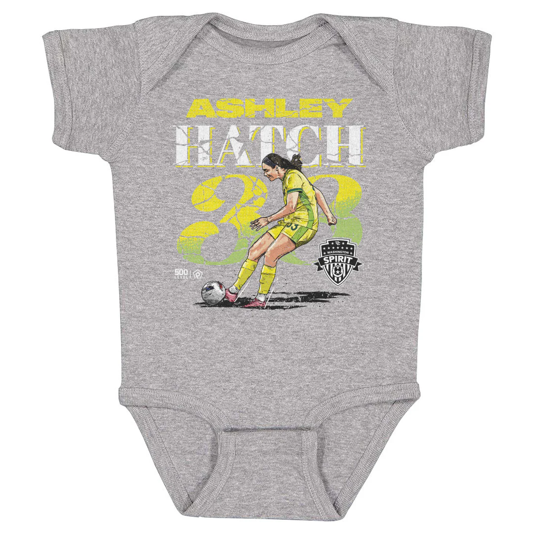 Infant Washington Spirit Ashley Hatch Cracked Number Onesie - Image 2