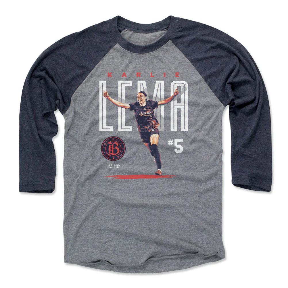 Unisex Bay FC Karlie Lema Bitmap Raglan