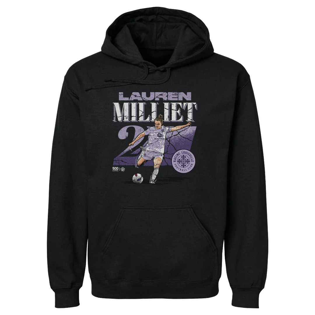 Unisex Racing Louisville Emma Sears Cracked Number Hoodie