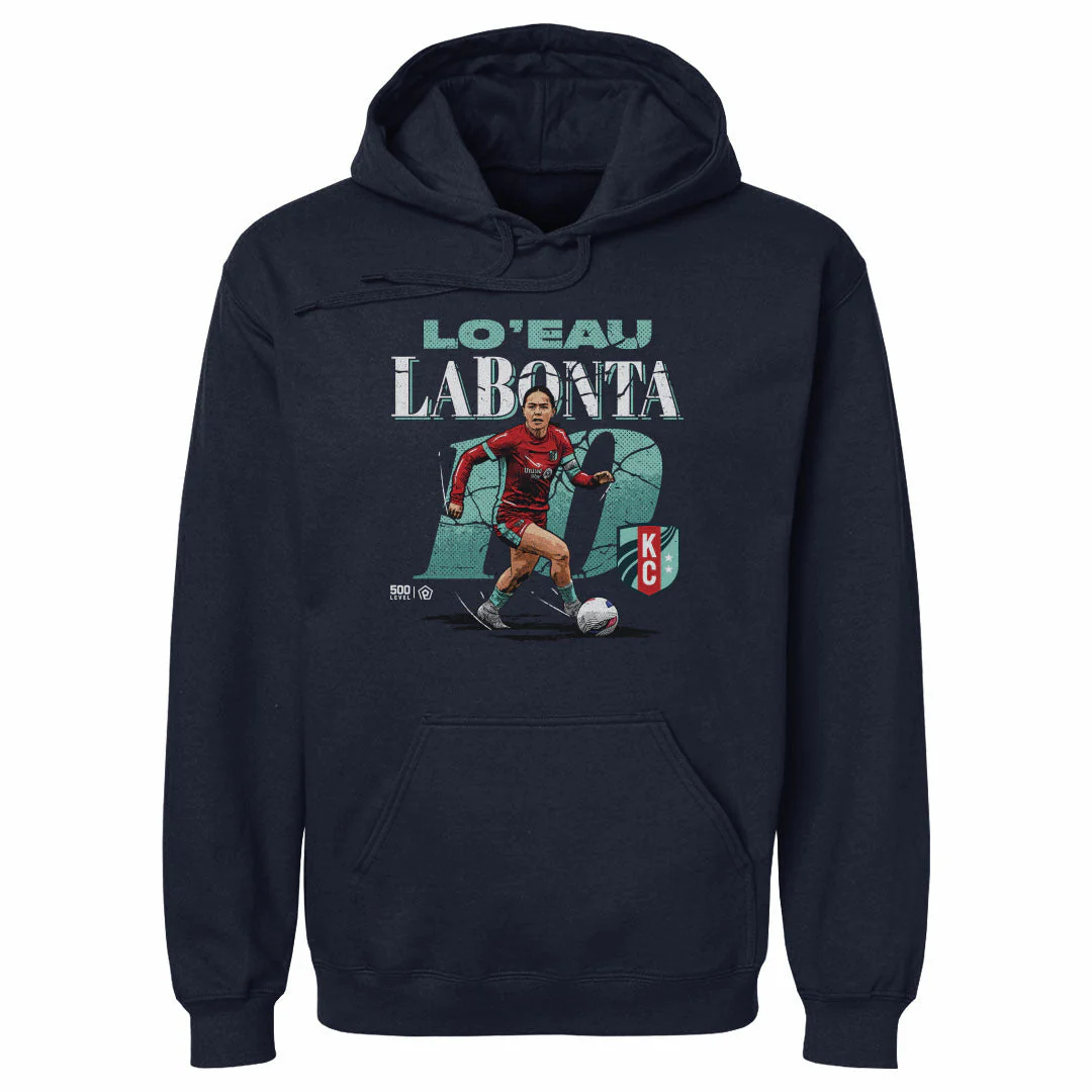 Unisex KC Current Lo'eau LaBonta Cracked Number Hoodie - Image 2