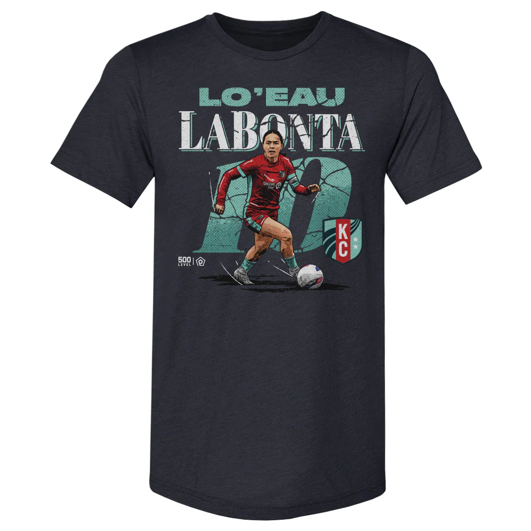 Unisex KC Current Lo'eau LaBonta Cracked Number Premium Tee