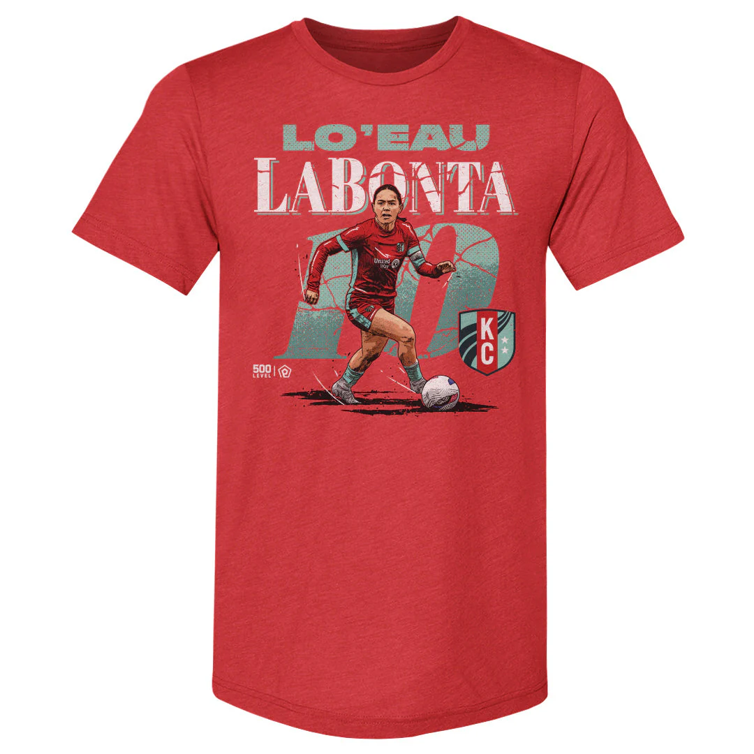 Unisex KC Current Lo'eau LaBonta Cracked Number Premium Tee - Image 2