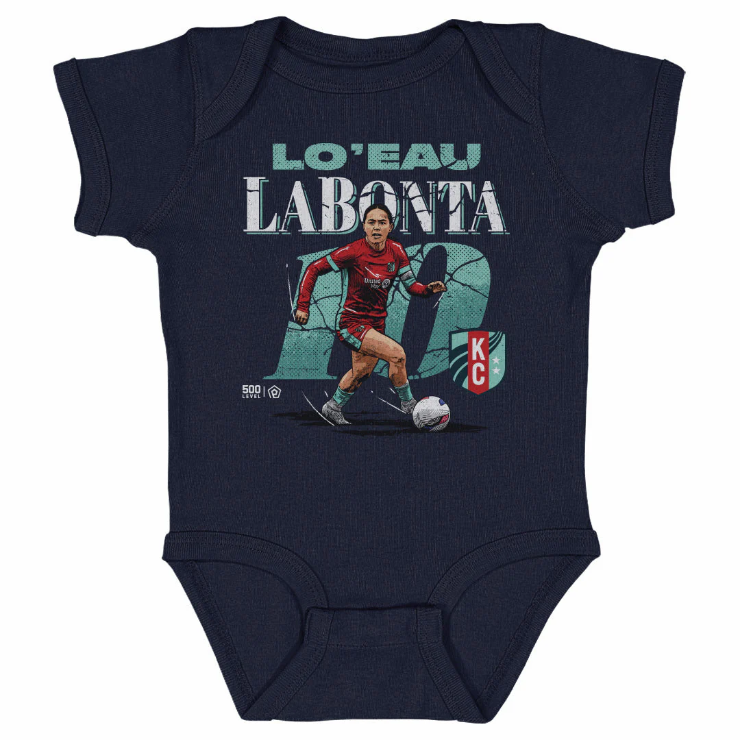 Youth KC Current Lo'eau LaBonta Cracked Number Onesie - Image 2