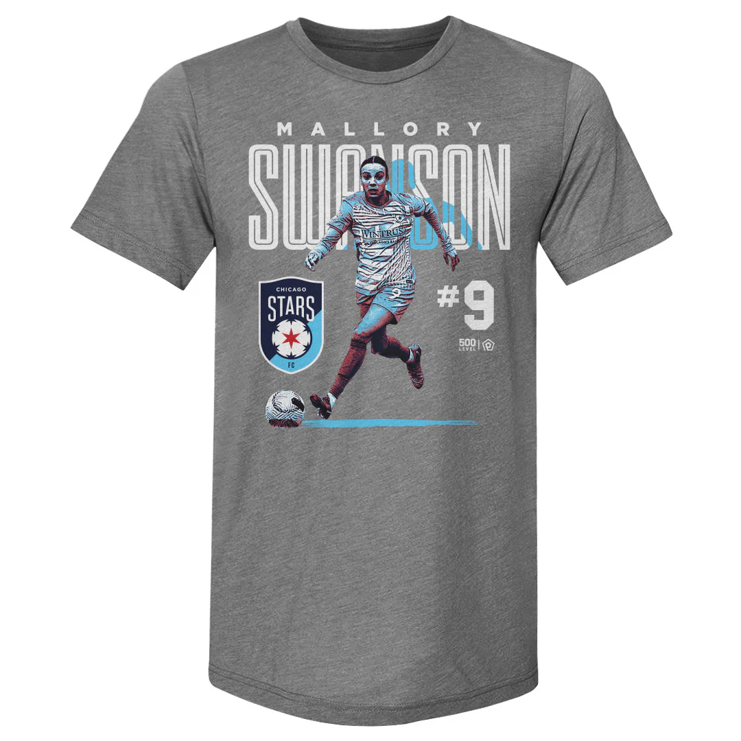 Unisex Chicago Stars Mallory Swanson Bitmap Premium T-Shirt - Image 2