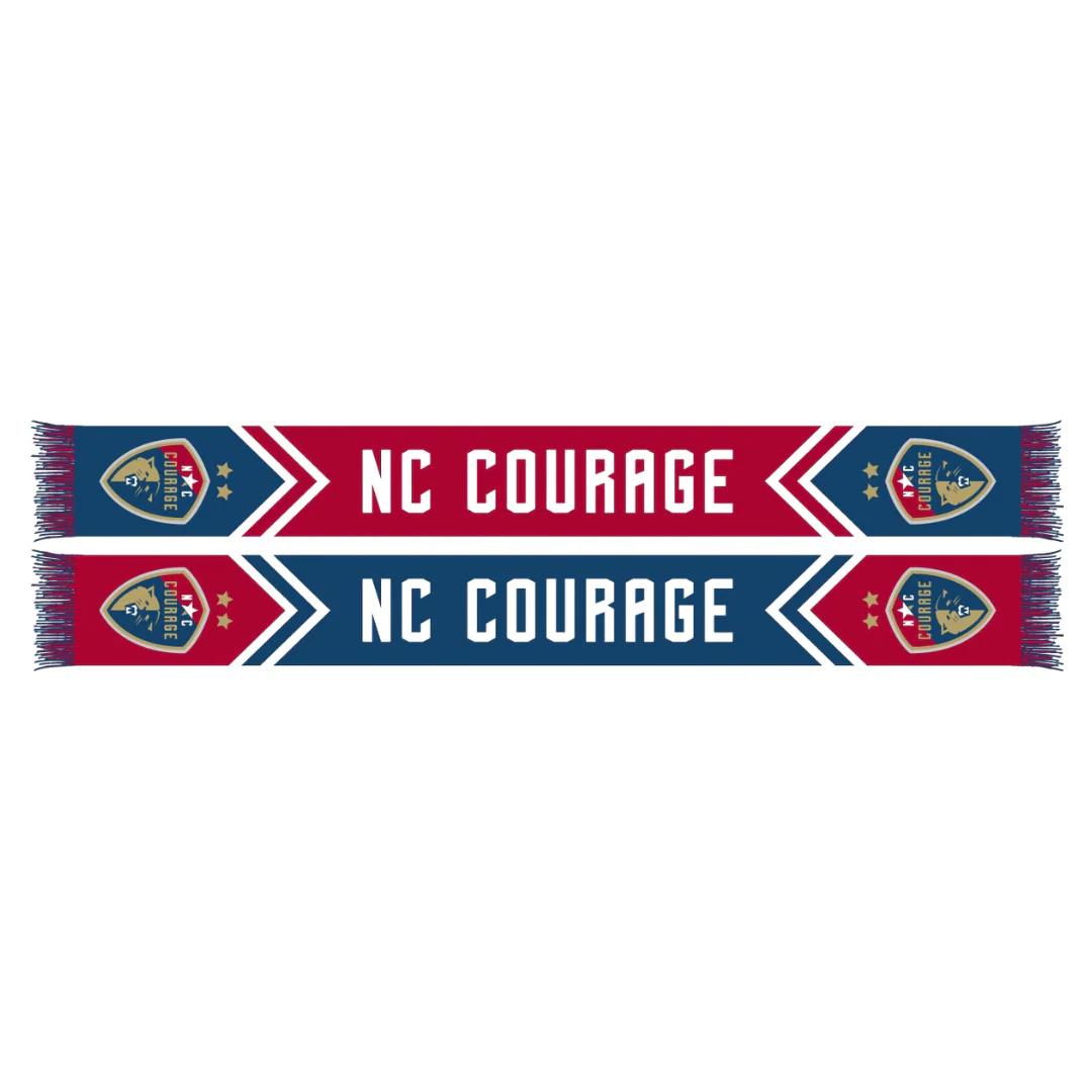 NC Courage Chevron Knit Scarf