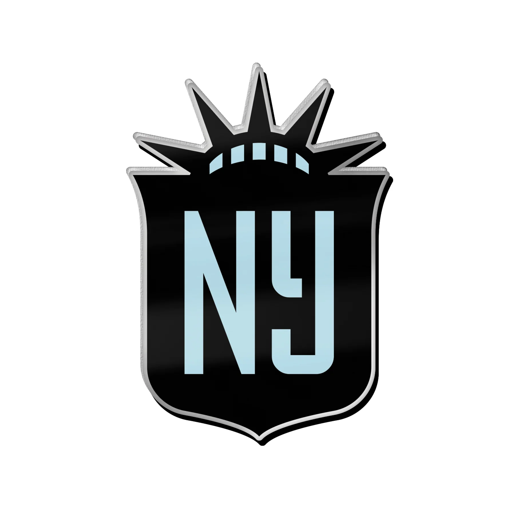 NJ/NY Gotham FC Acrylic Crest Pin